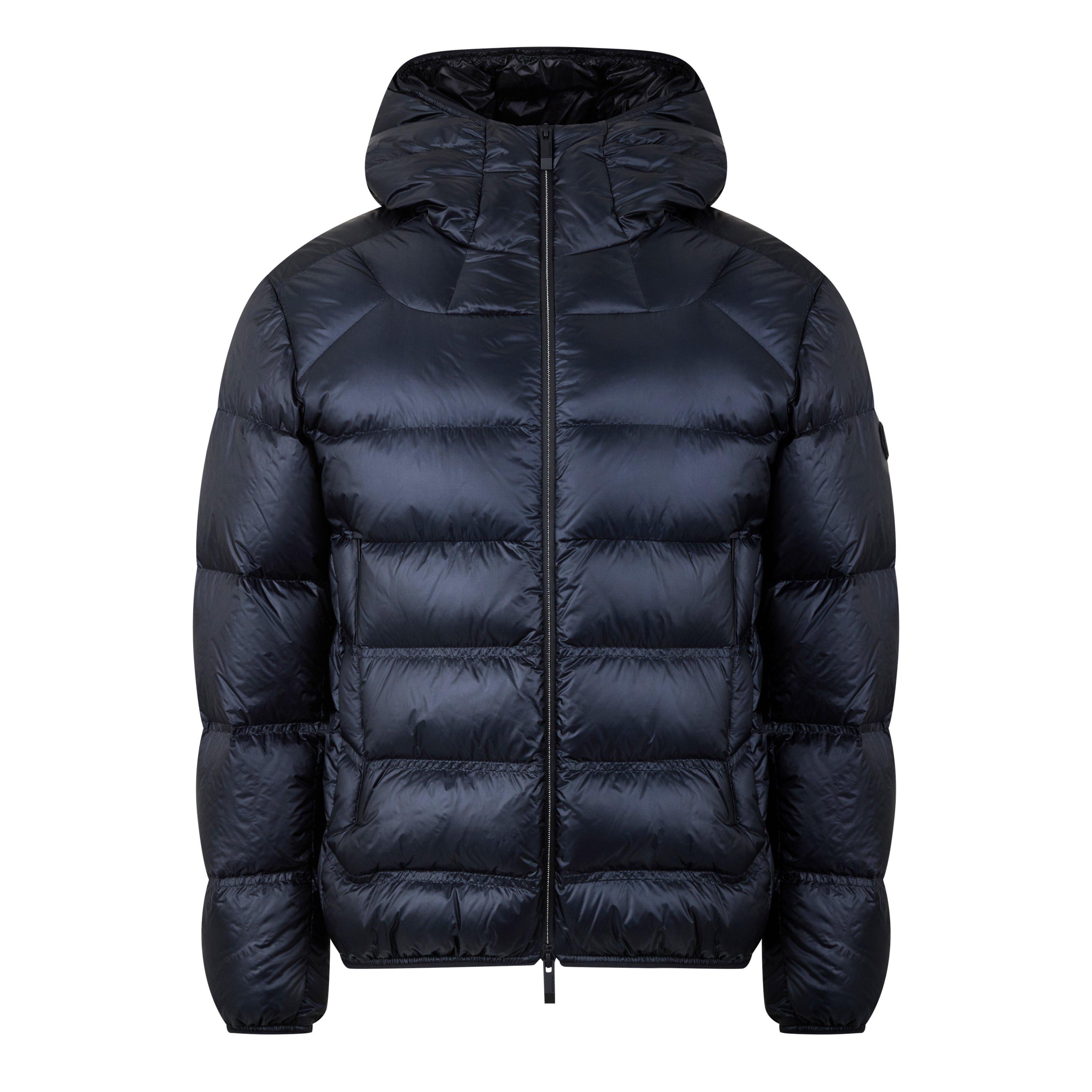 Navy 786 - Moncler - Men's Viani Hooded Goose Down Short Puffer Jacket - 5