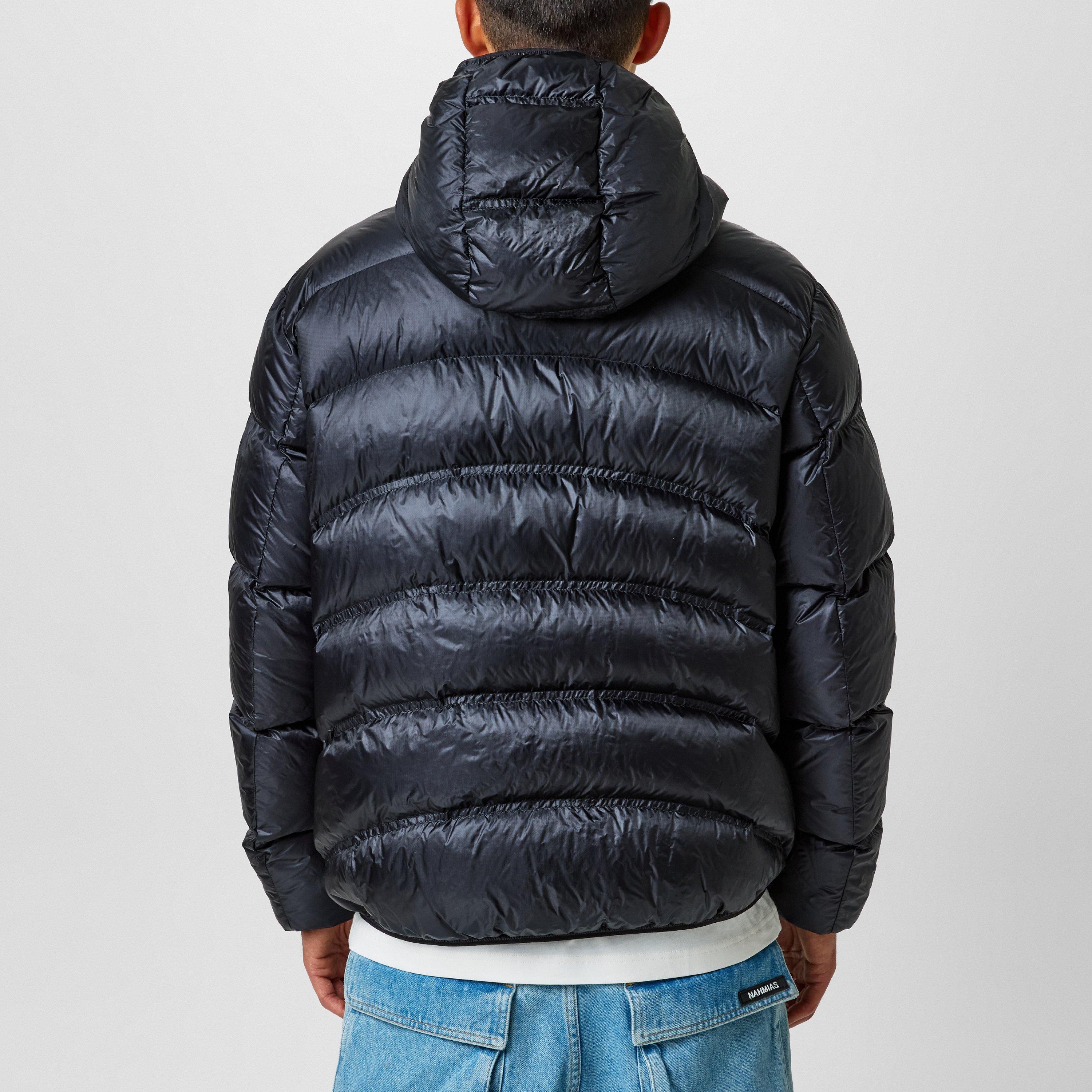 Navy 786 - Moncler - Men's Viani Hooded Goose Down Short Puffer Jacket - 3