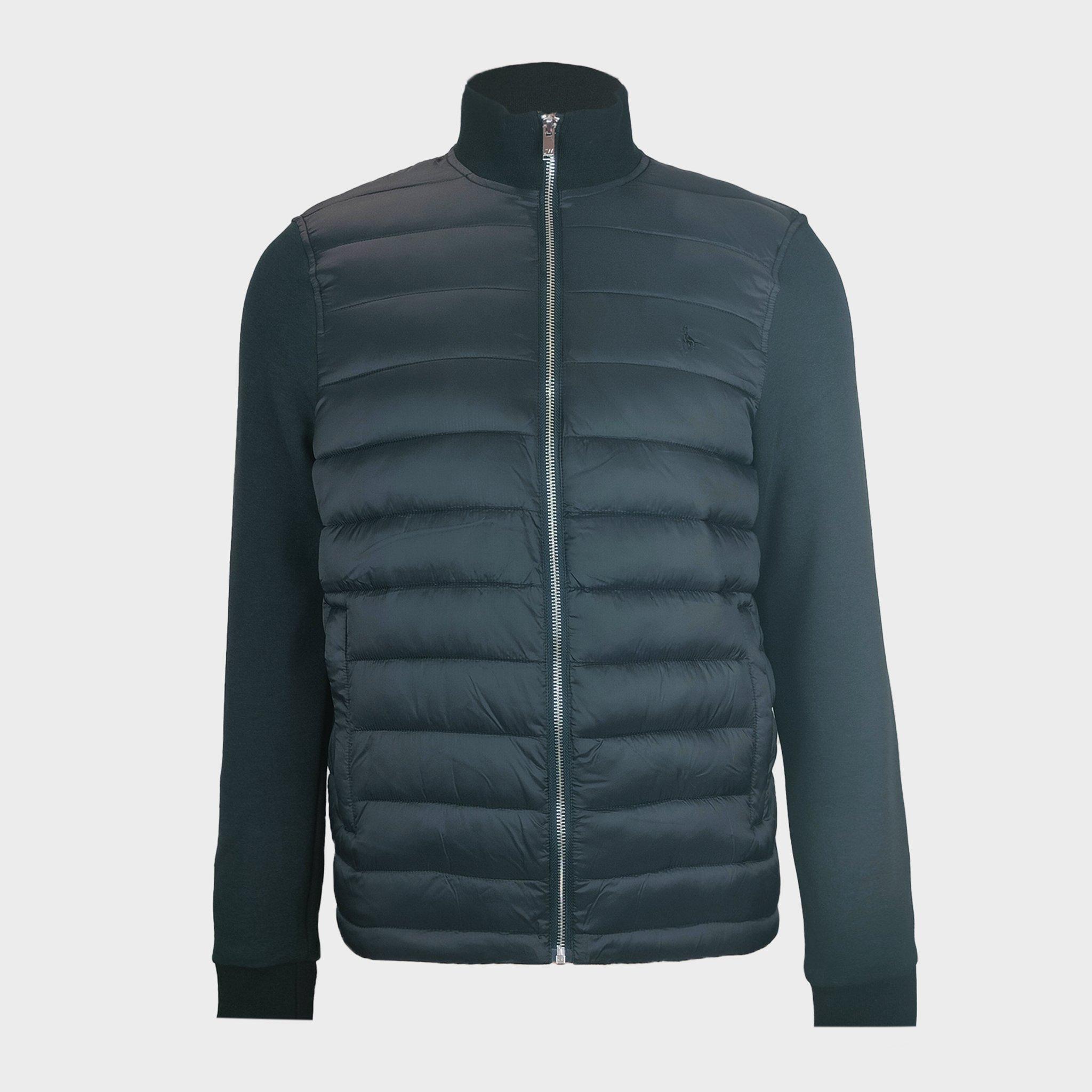Jack Wills Men's City Water And Wind Resistant Hybrid Jacket - Black - L