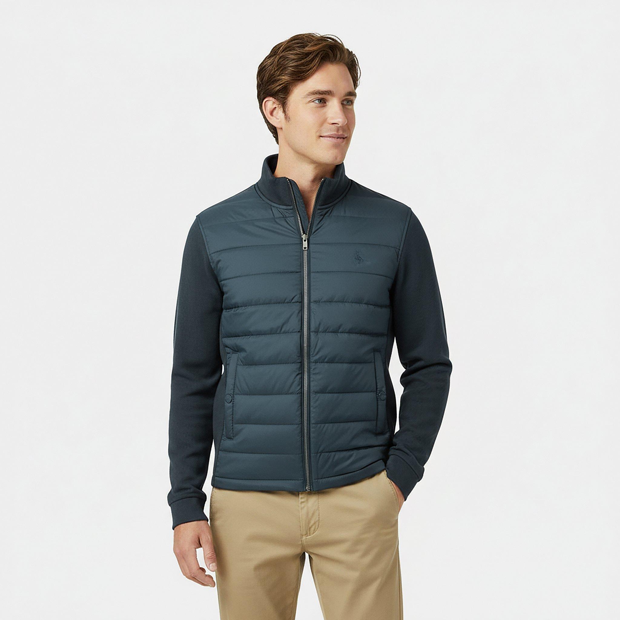 Black - Jack Wills - Men's City Water and Wind Resistant Hybrid Jacket - 3