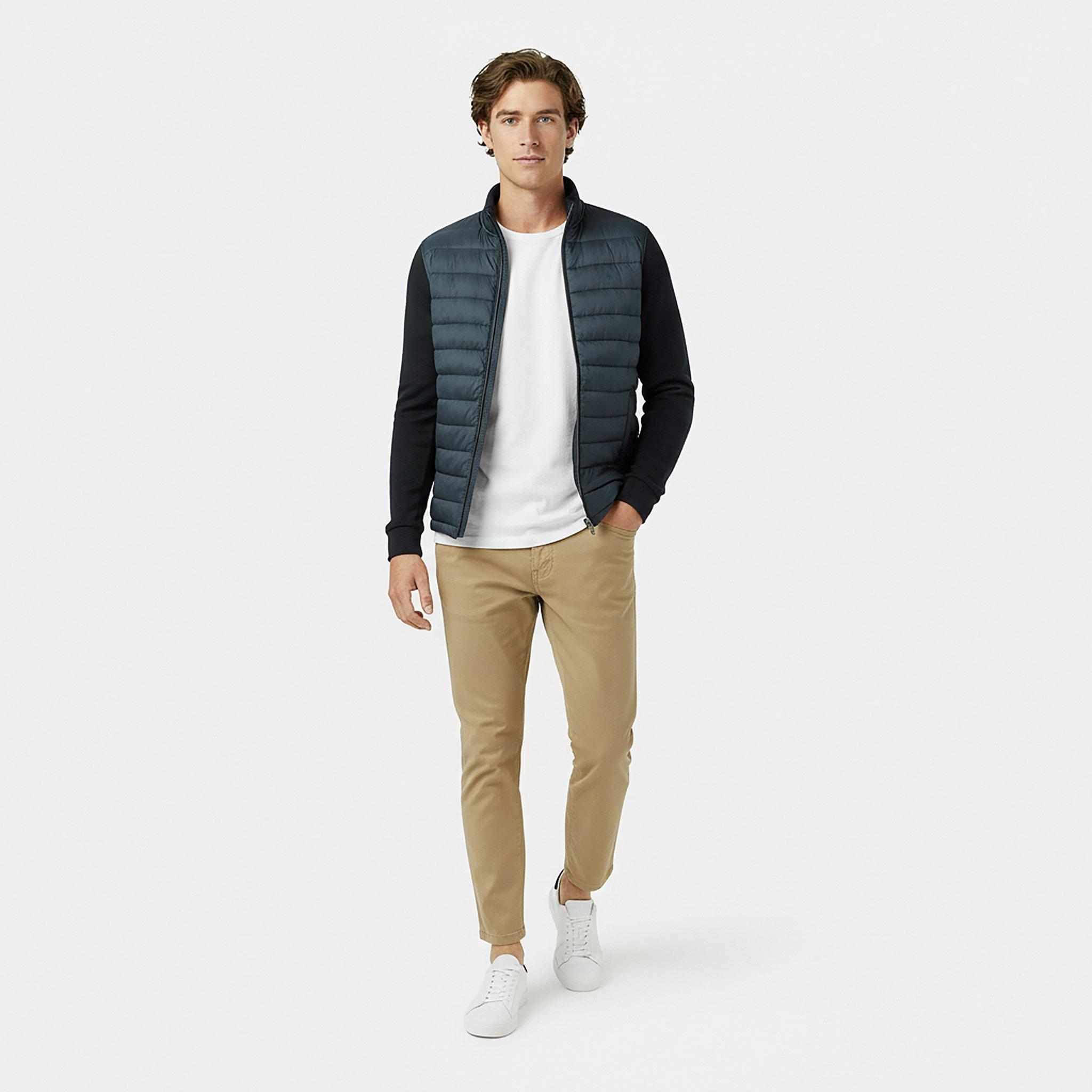 Black - Jack Wills - Men's City Water and Wind Resistant Hybrid Jacket - 5