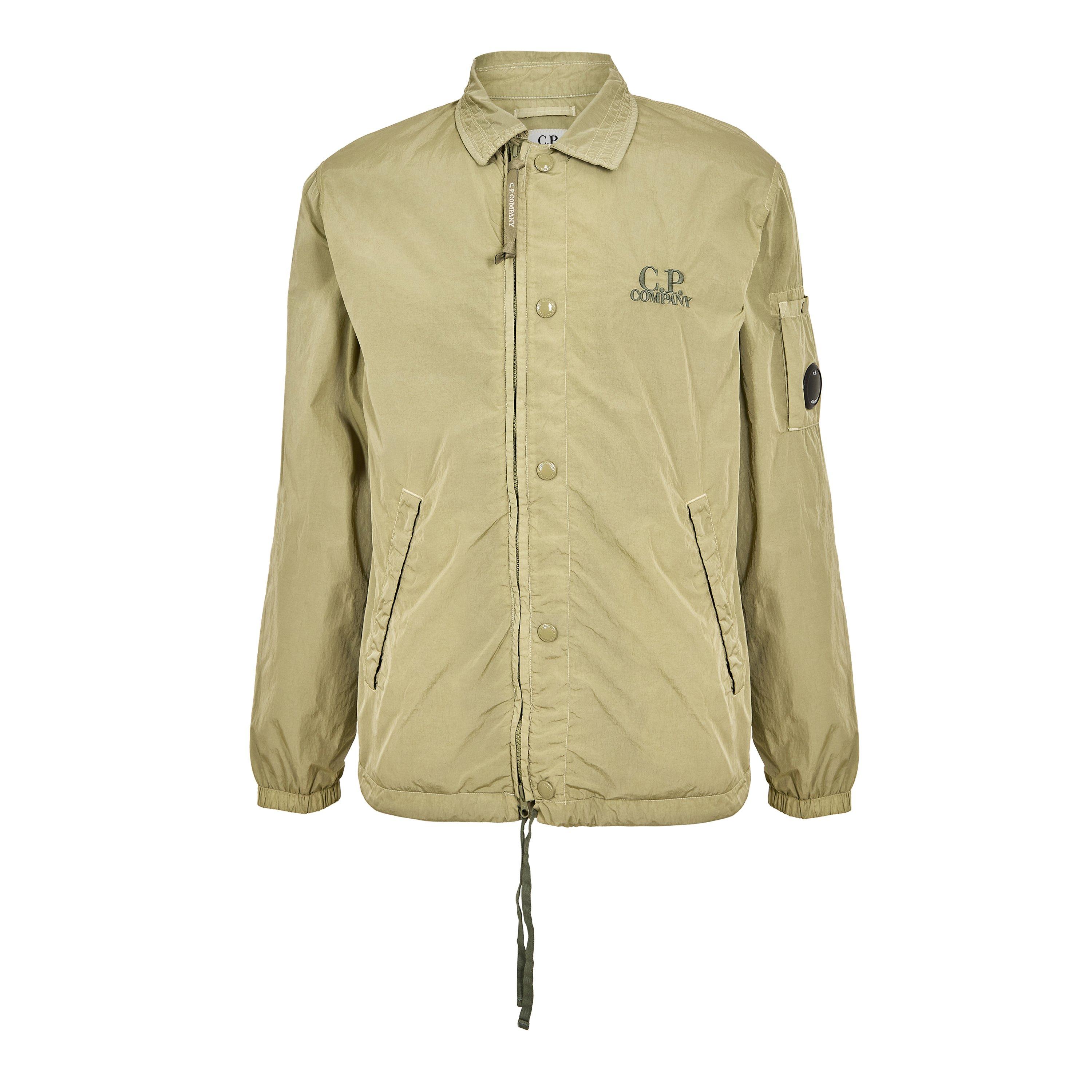 Cp Company Men's Chrome-R Nylon Overshirt - Moss Grey 610 - M (48)
