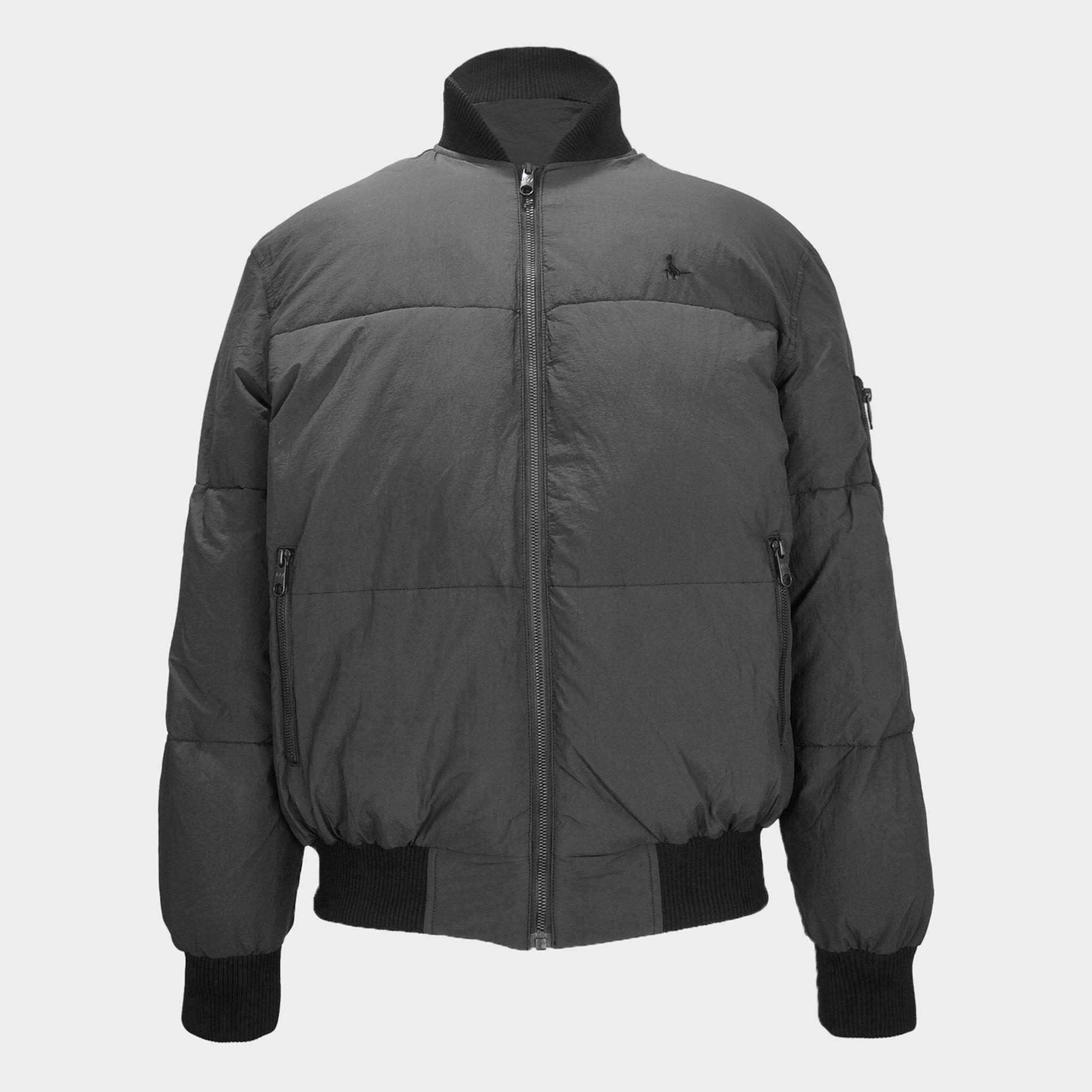 Black - Jack Wills - Men's Water and Wind Resistant Oversized Fit Short Puffer Jacket - 1