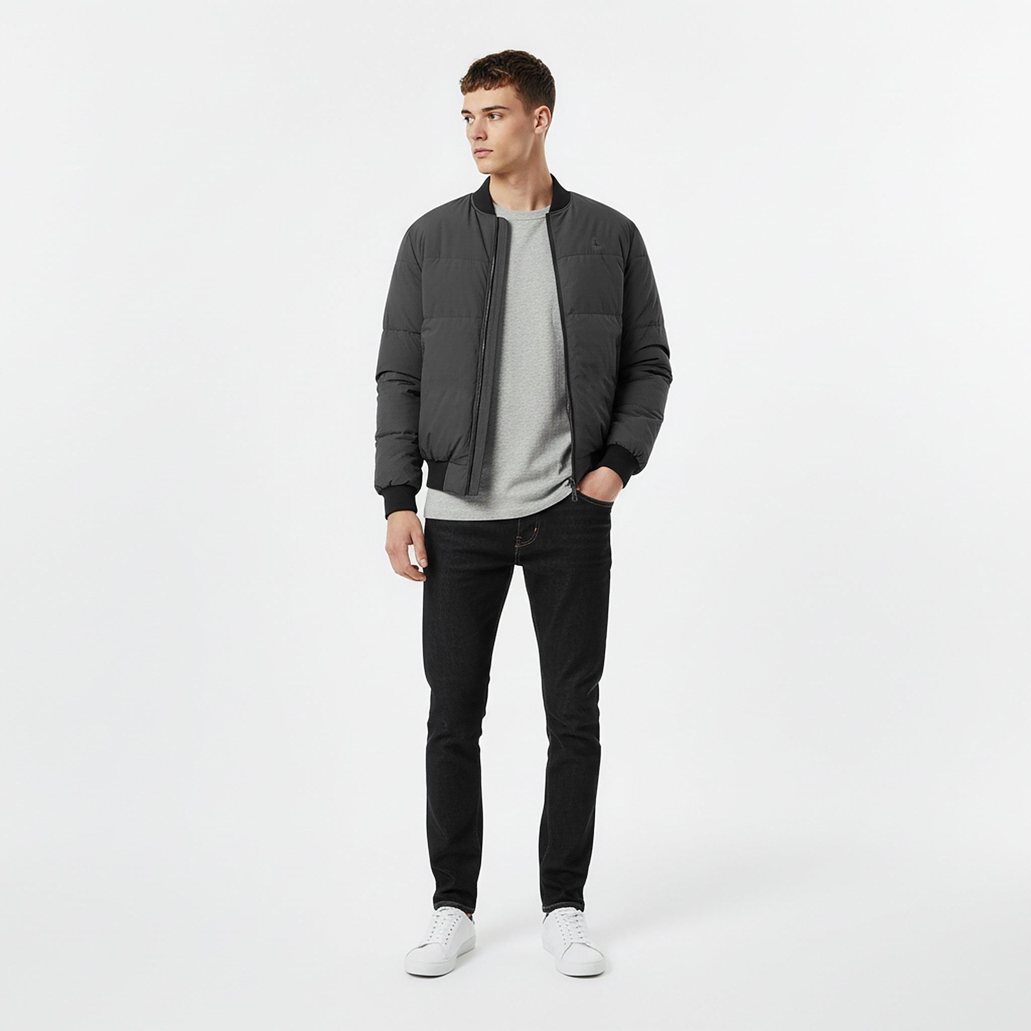 Black - Jack Wills - Men's Water and Wind Resistant Oversized Fit Short Puffer Jacket - 5