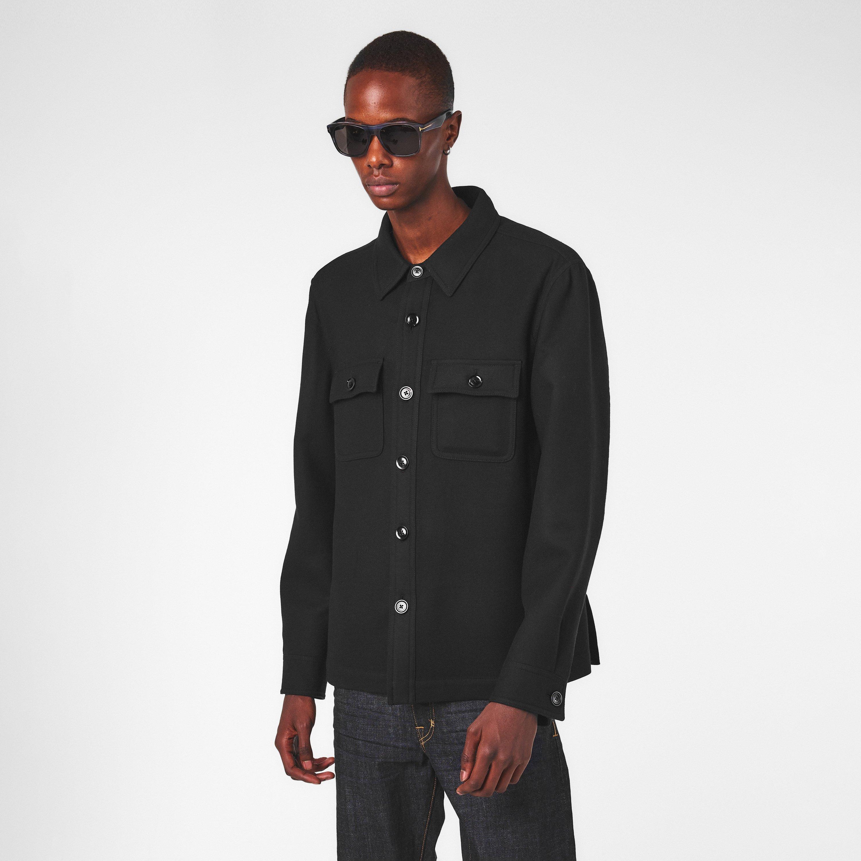 Black - Tom Ford - Men's  Overshirt - 3