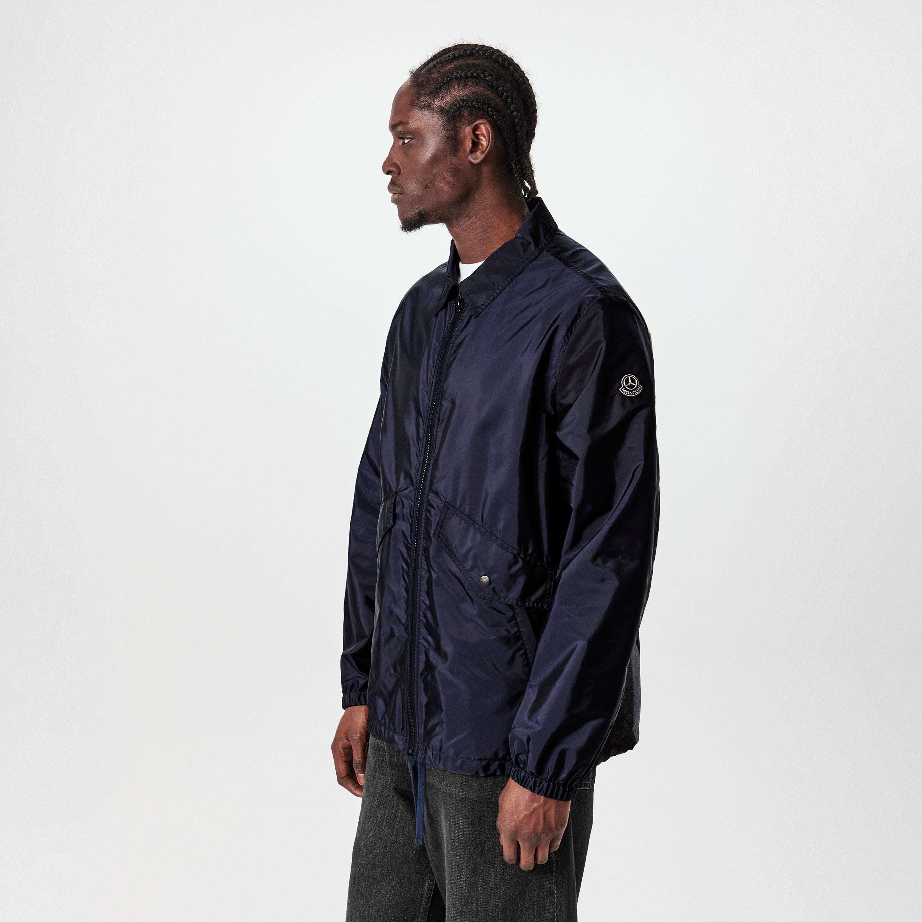 Navy 778 - Moncler X Mercedes-Benz - Men's Sopdu Long Sleeve Full Zip Overshirt - 3