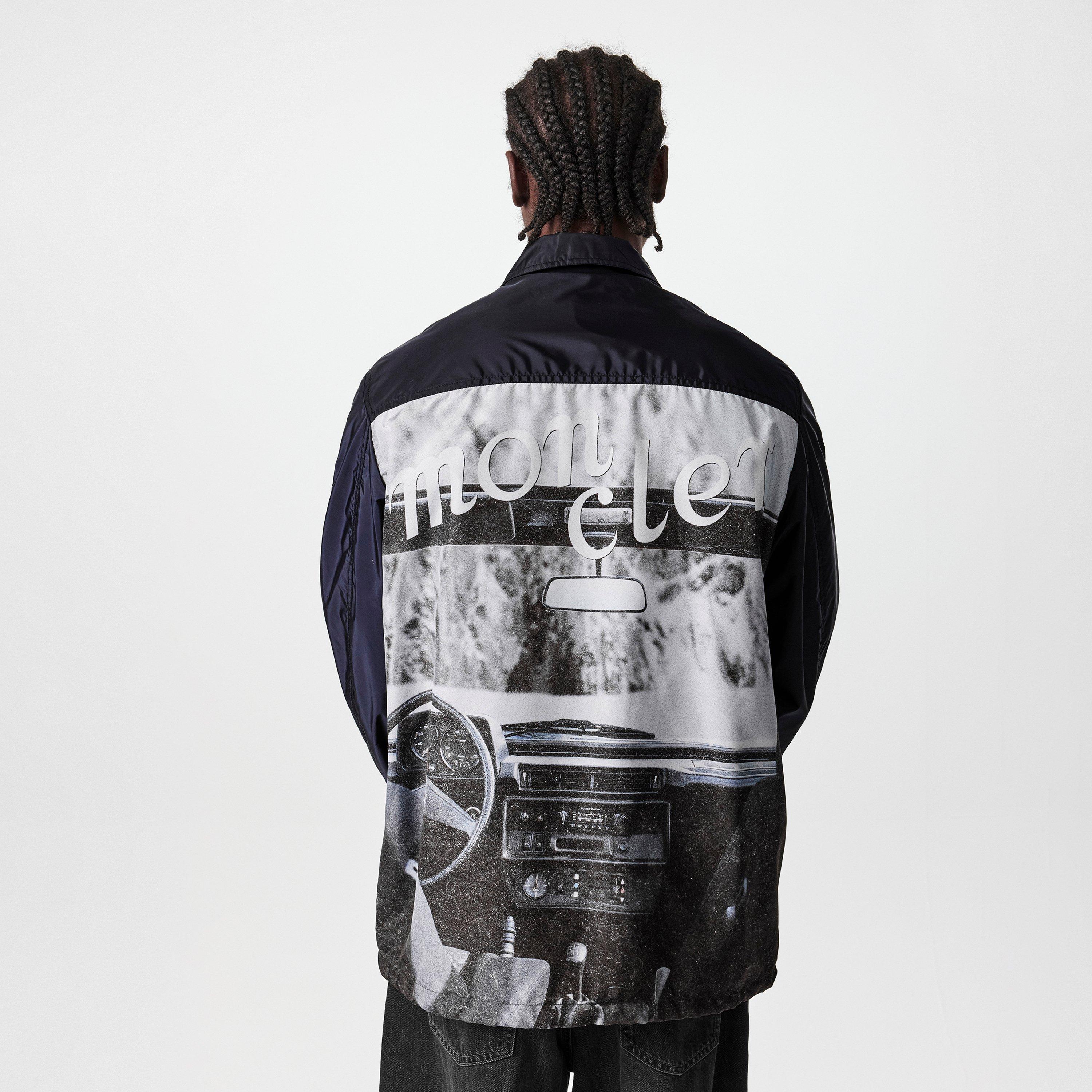 Navy 778 - Moncler X Mercedes-Benz - Men's Sopdu Long Sleeve Full Zip Overshirt - 4