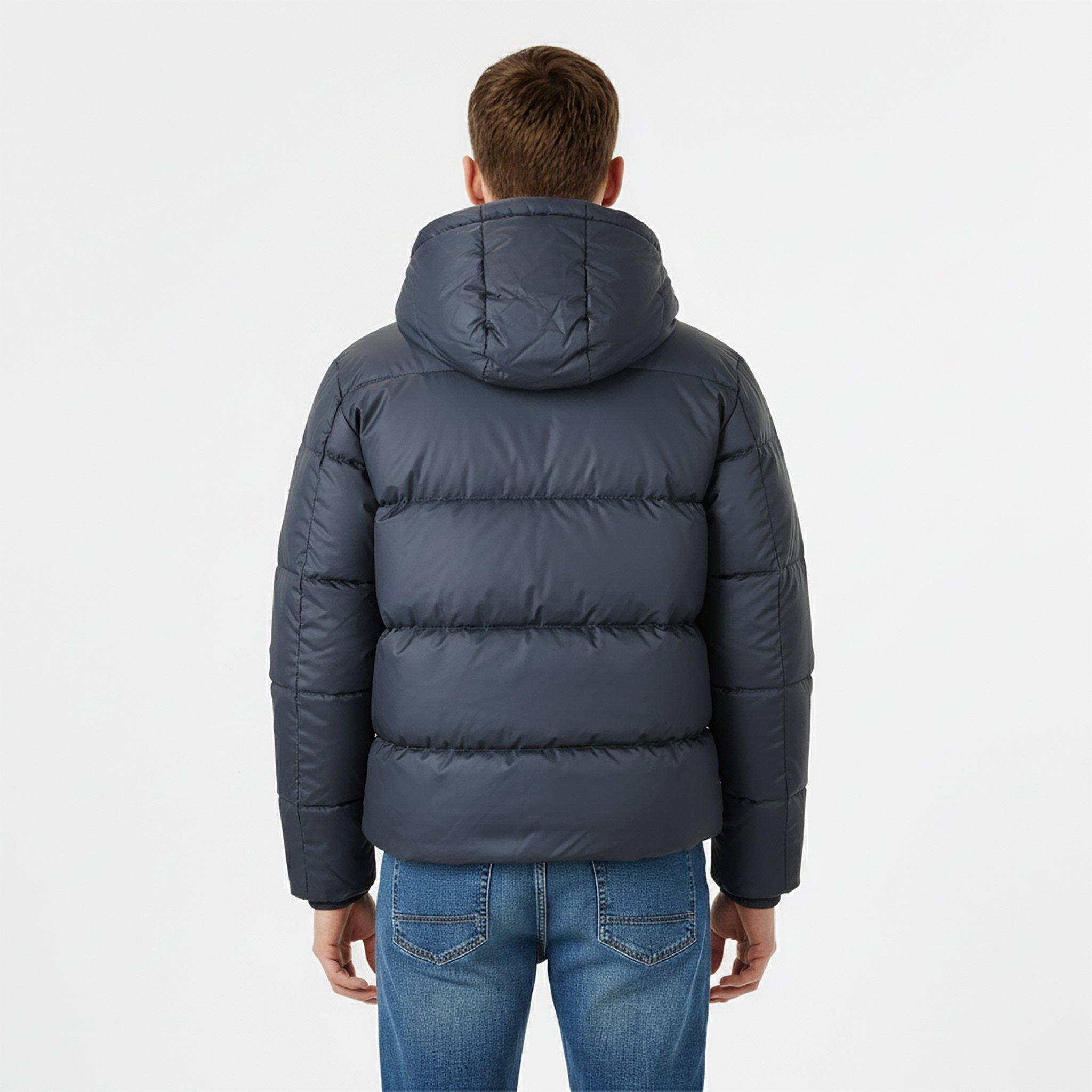 Nero - Jack Wills - Men's Appledore Water and Wind Resistant Hooded Short Puffer Jacket - 4