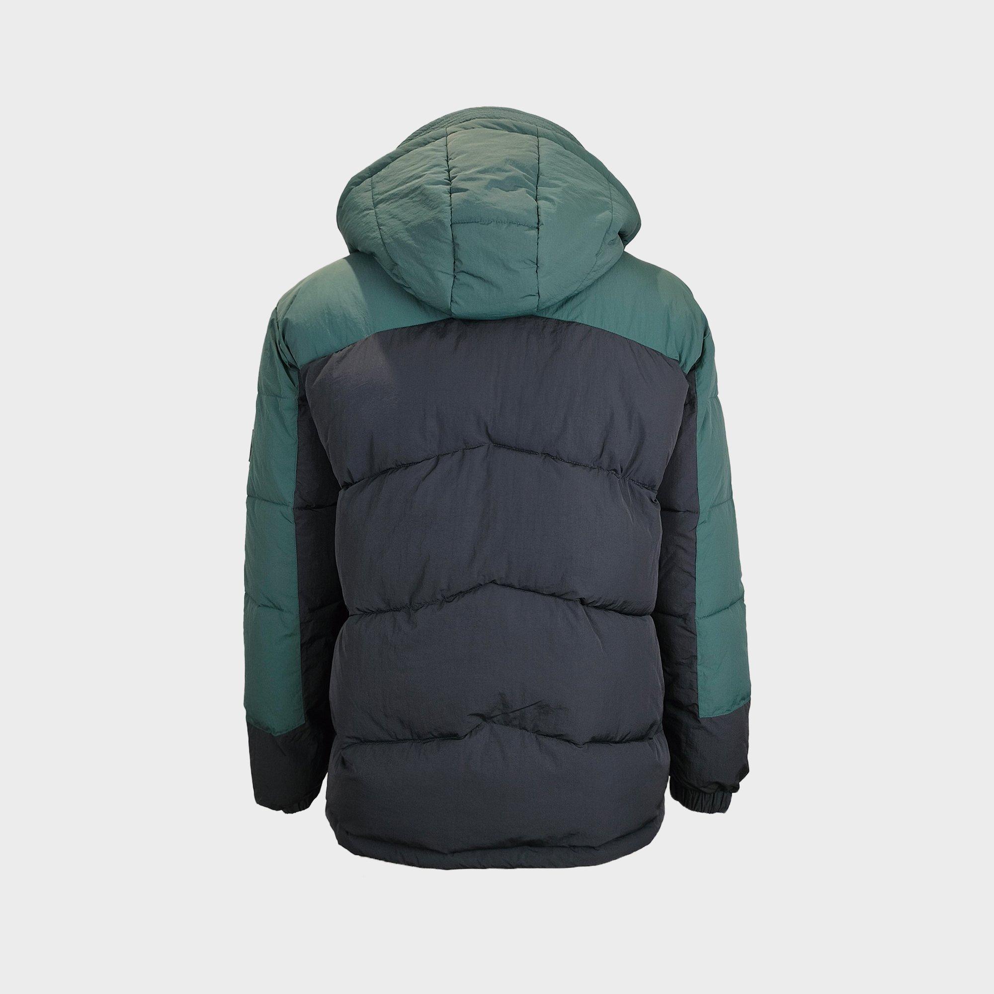 Nero/Pino - Jack Wills - Coast Water and Wind Resistant Hooded Short Puffer Jacket - 2