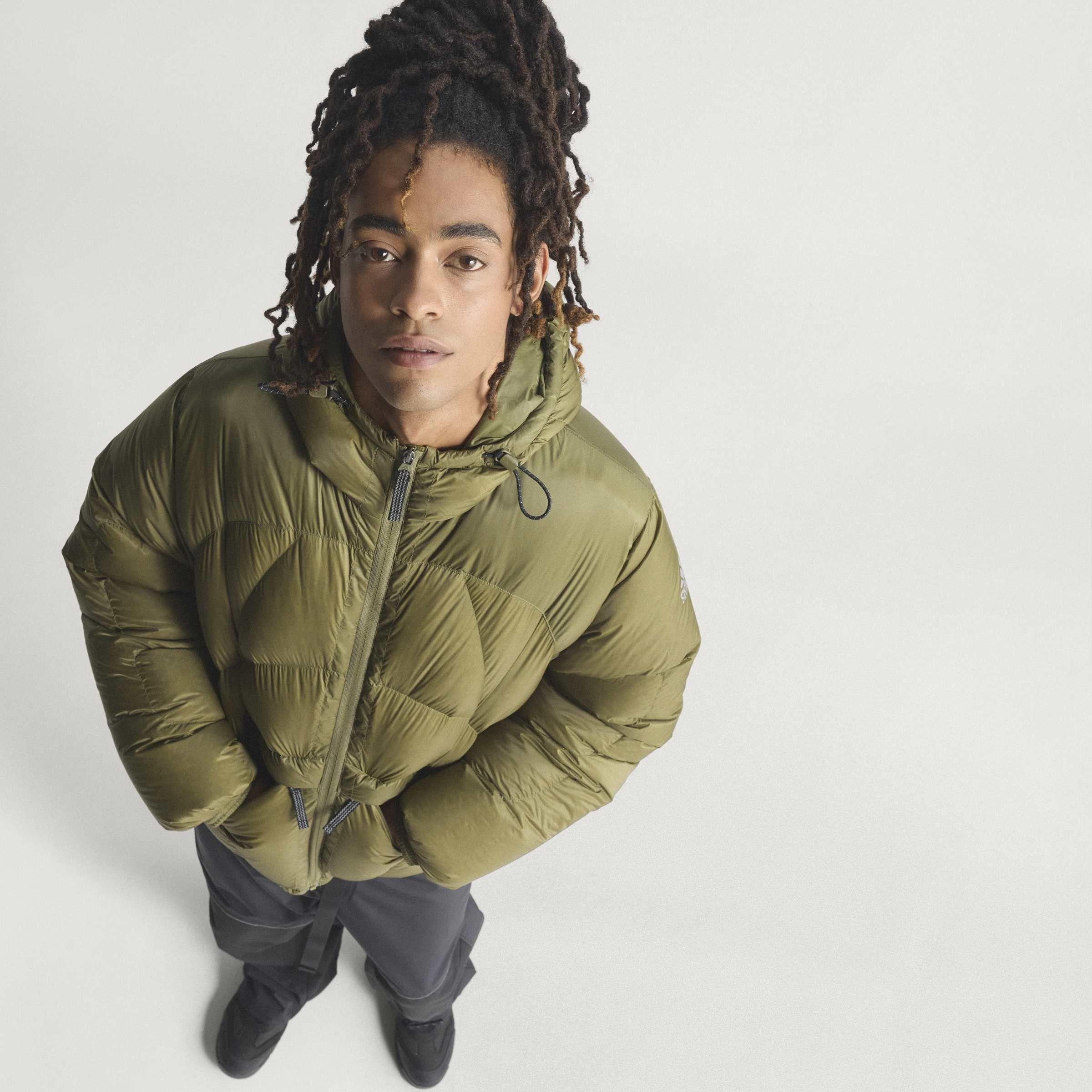 Focoli - adidas - Men's EQT Full-Zip Hooded Short Puffer Jacket - 14