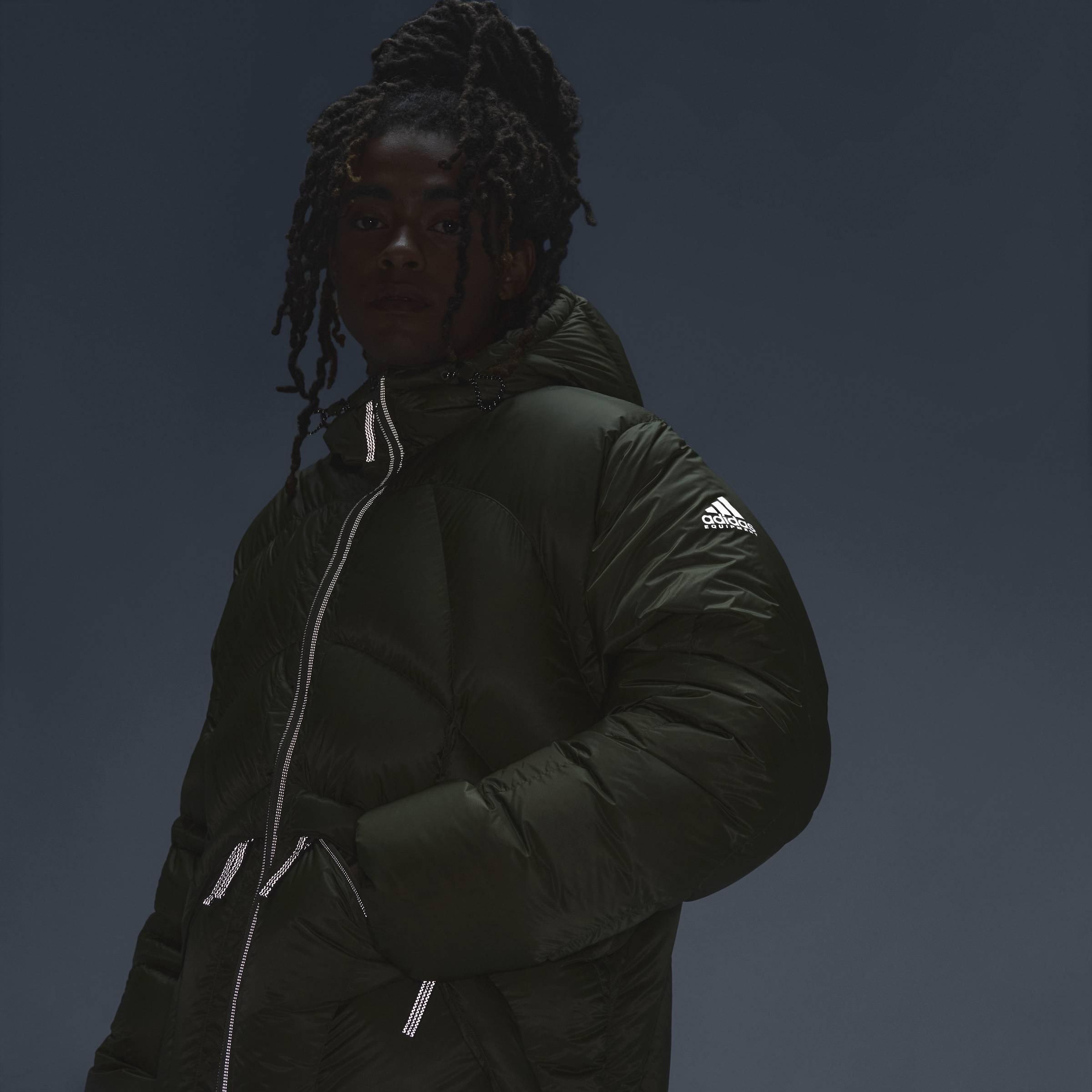Focoli - adidas - Men's EQT Full-Zip Hooded Short Puffer Jacket - 16