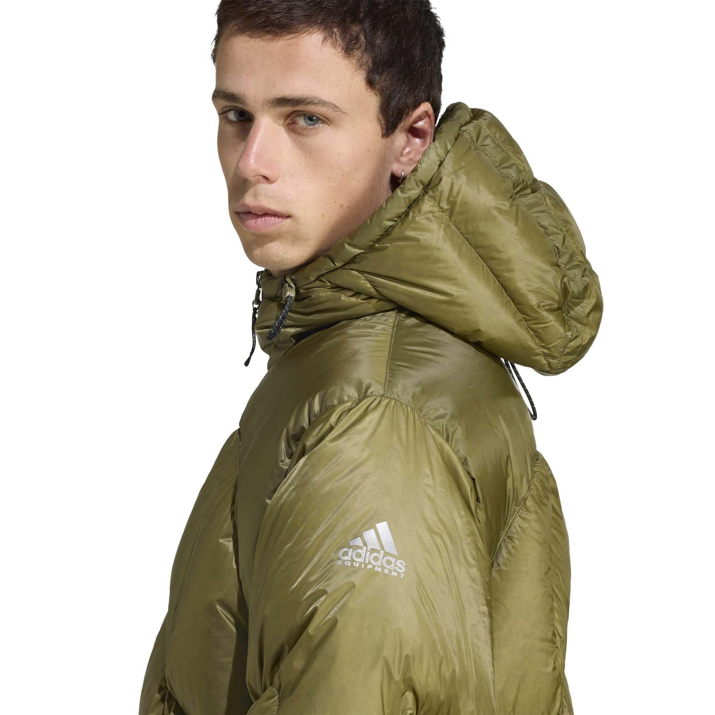 Focoli - adidas - Men's EQT Full-Zip Hooded Short Puffer Jacket - 5