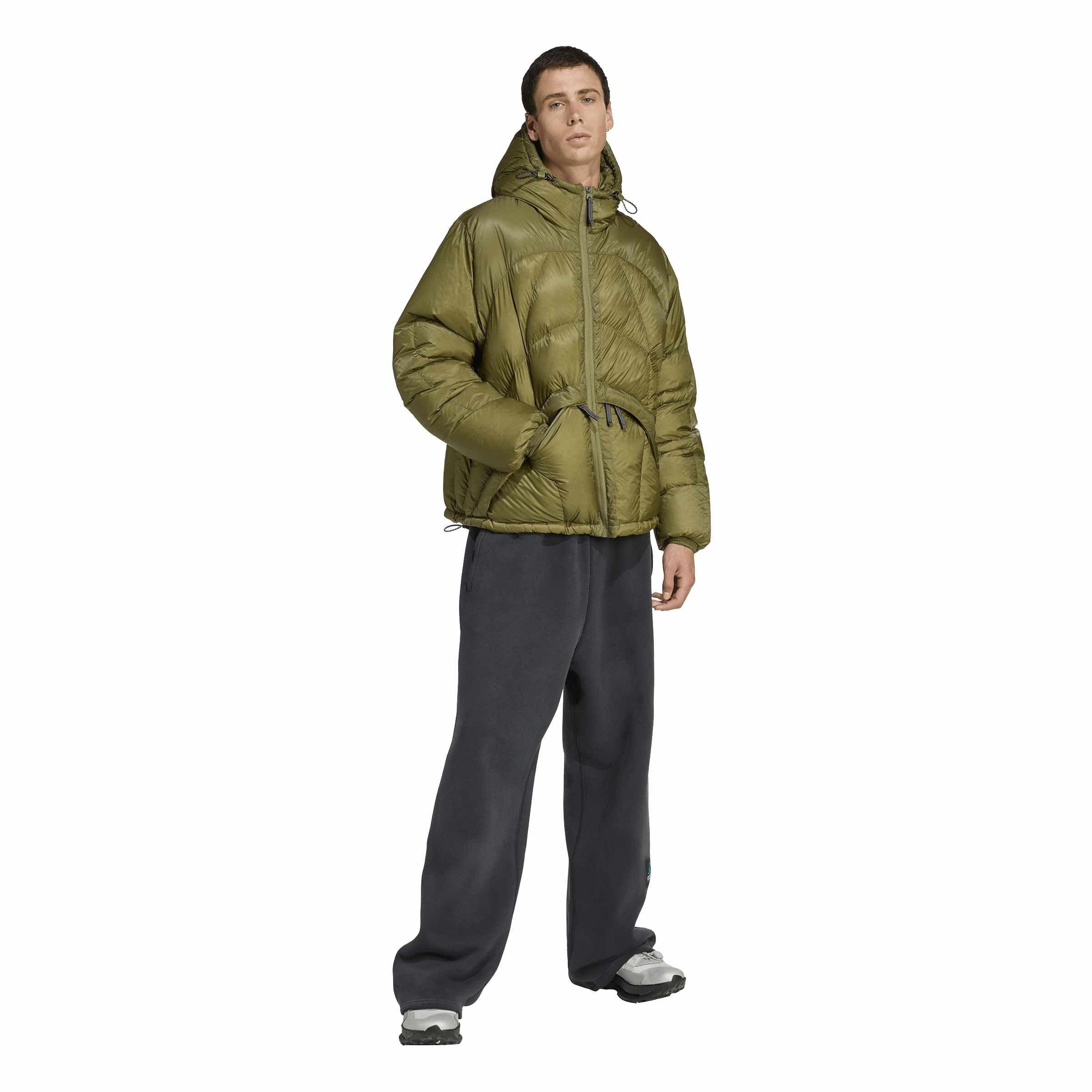 Focoli - adidas - Men's EQT Full-Zip Hooded Short Puffer Jacket - 6