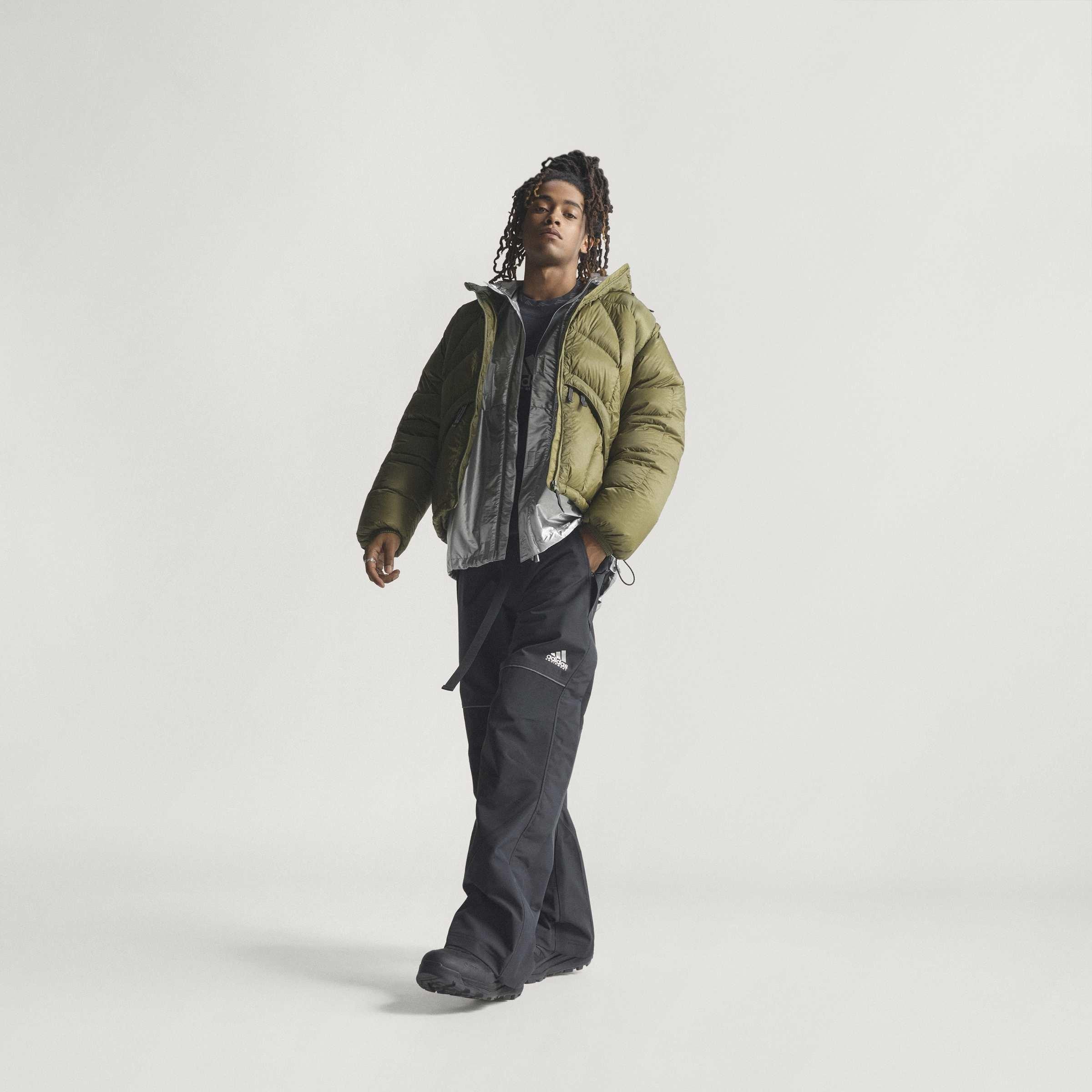 Focoli - adidas - Men's EQT Full-Zip Hooded Short Puffer Jacket - 7