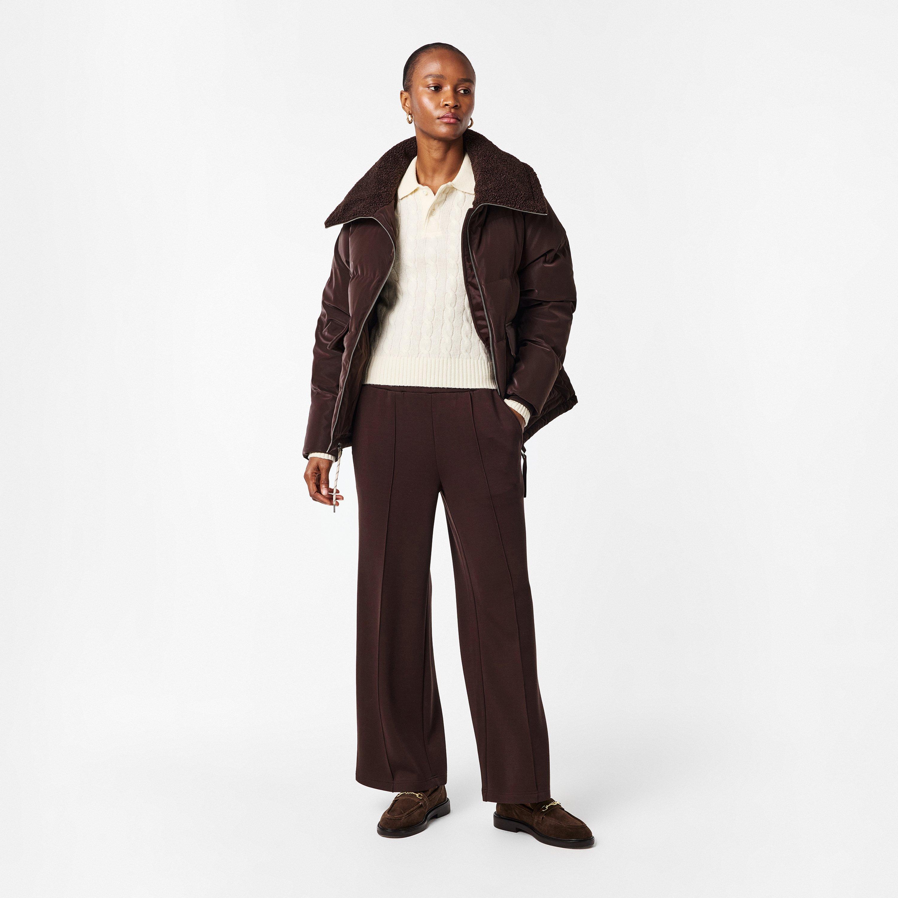 Coffee Bean - Varley - Women's Roseville Duck Down Long Sleeve Down Jacket - 6