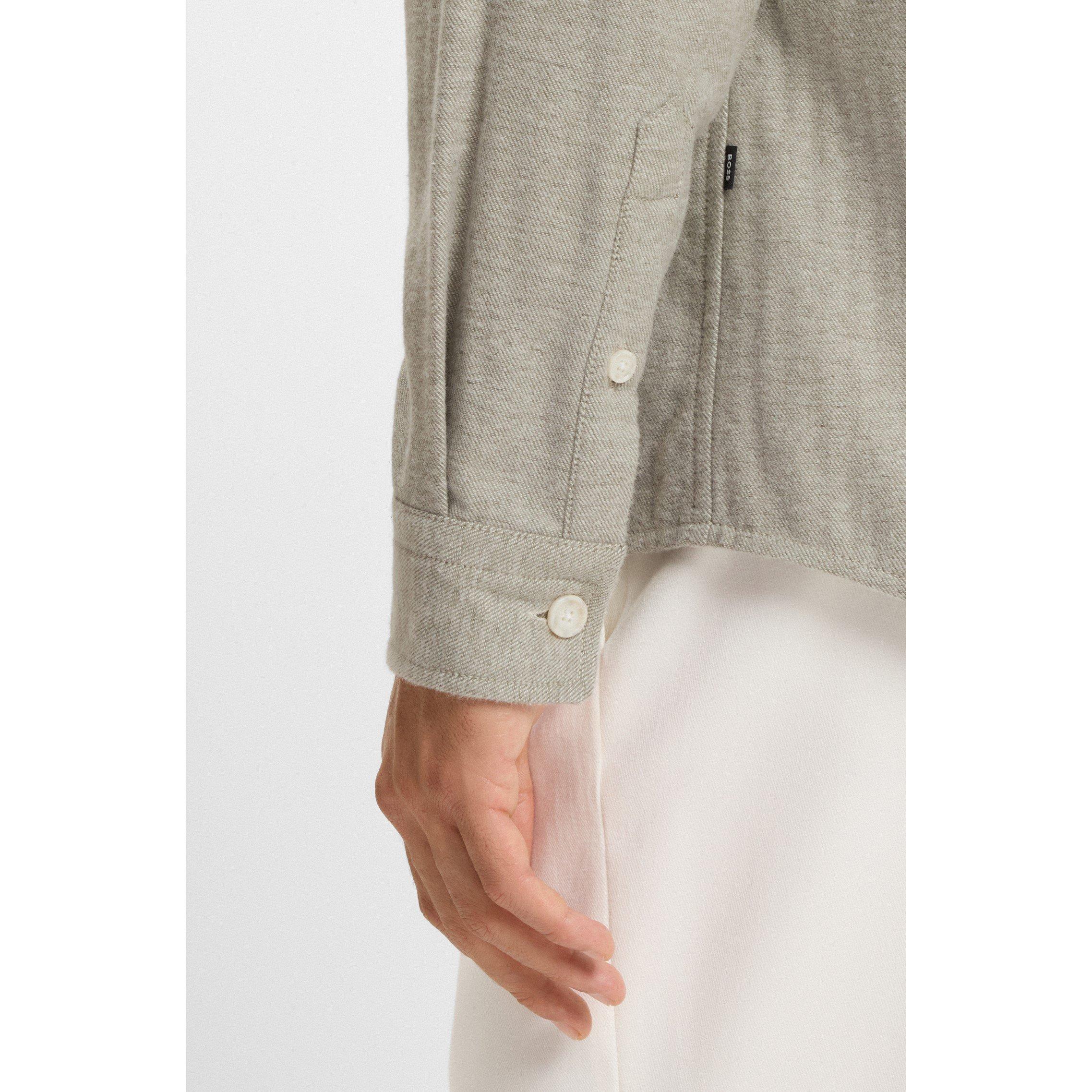 Open Brown 245 - Boss - Men's HBB Owen  Black Overshirt - 3