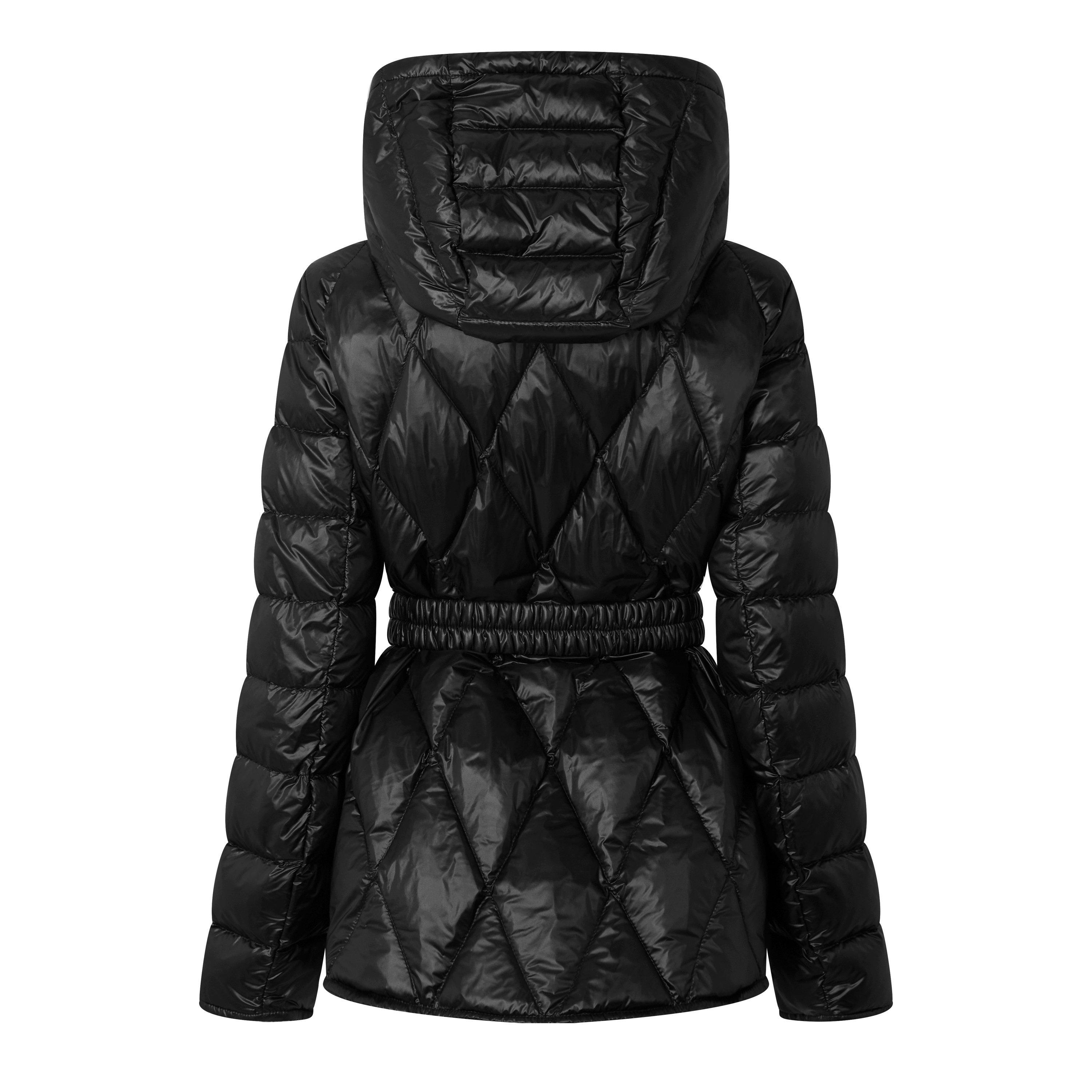 Black 999 - Moncler - Women's Serignan Water and Wind Resistant Goose Down Hooded Short Puffer Jacket - 2