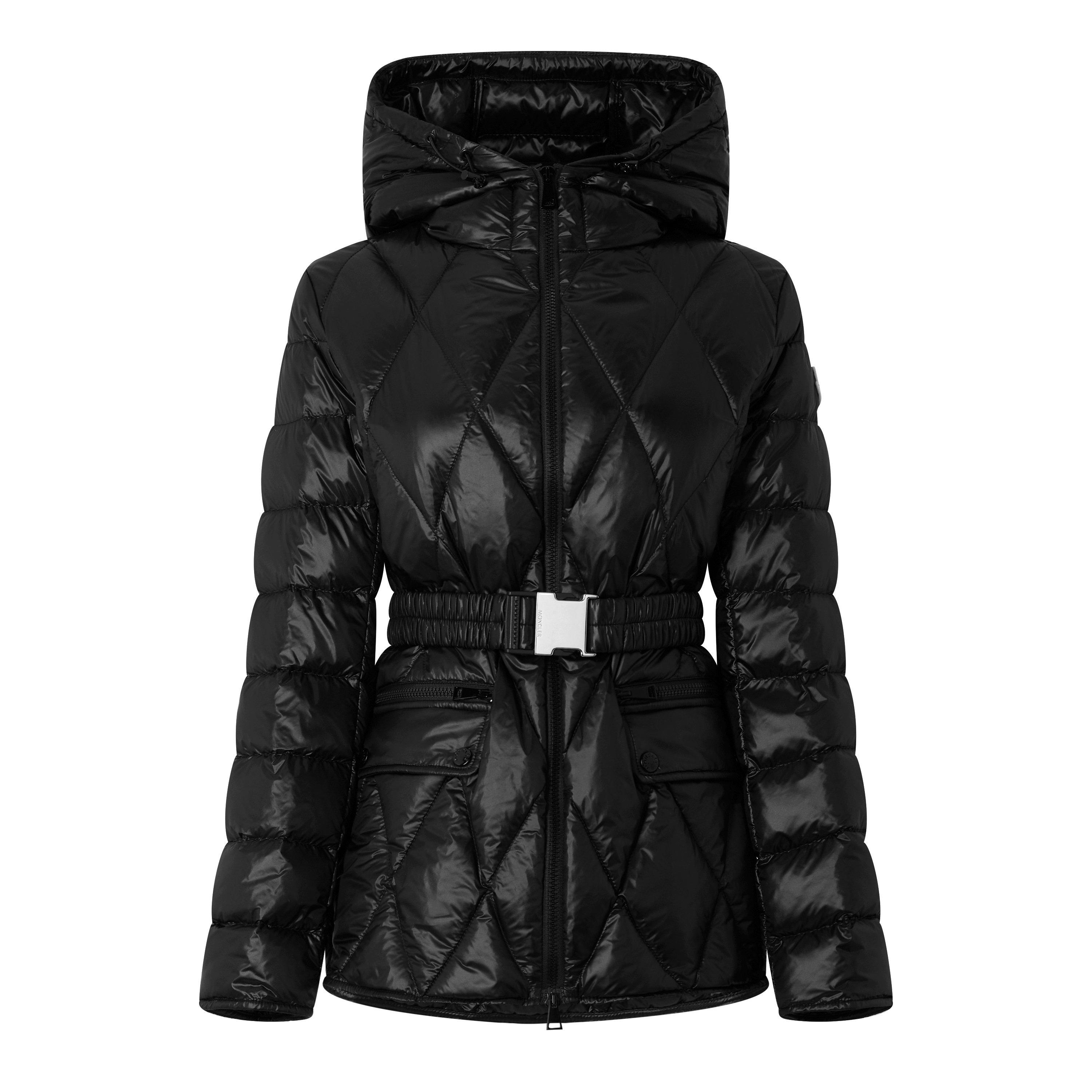 Black 999 - Moncler - Women's Serignan Water and Wind Resistant Goose Down Hooded Short Puffer Jacket - 7