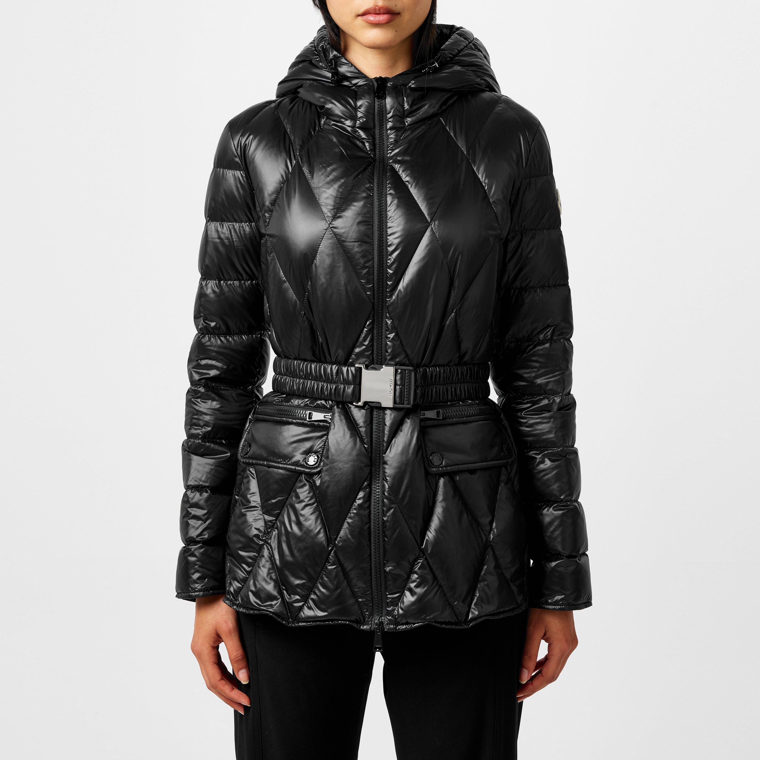 Black 999 - Moncler - Women's Serignan Water and Wind Resistant Goose Down Hooded Short Puffer Jacket - 3