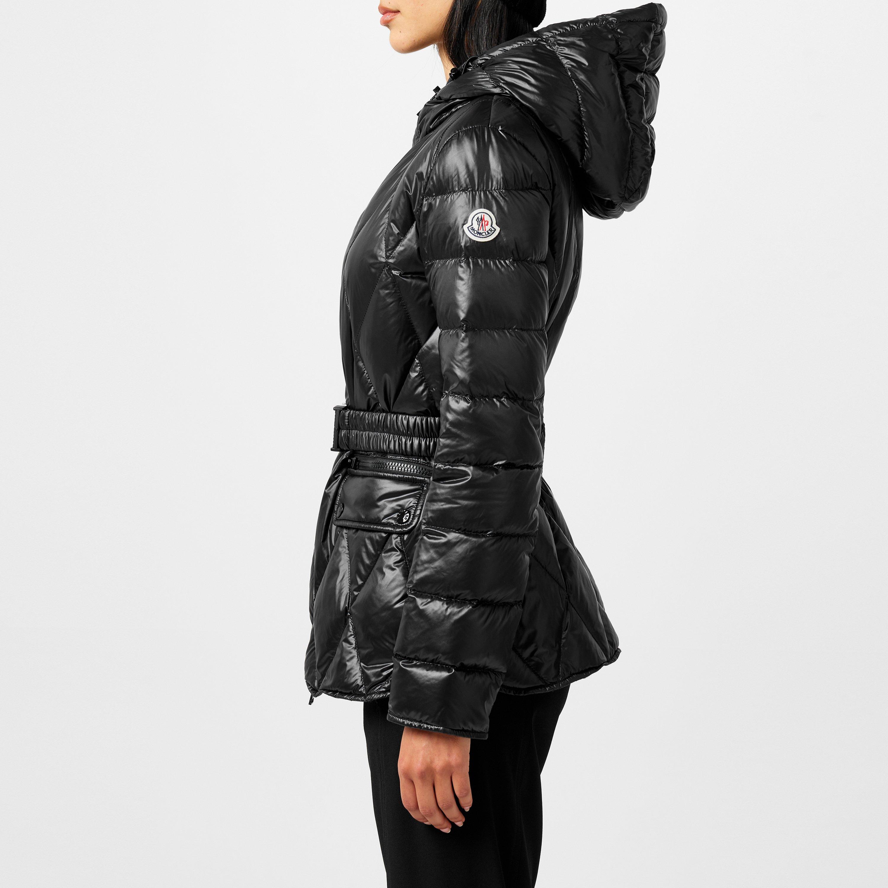 Black 999 - Moncler - Women's Serignan Water and Wind Resistant Goose Down Hooded Short Puffer Jacket - 5