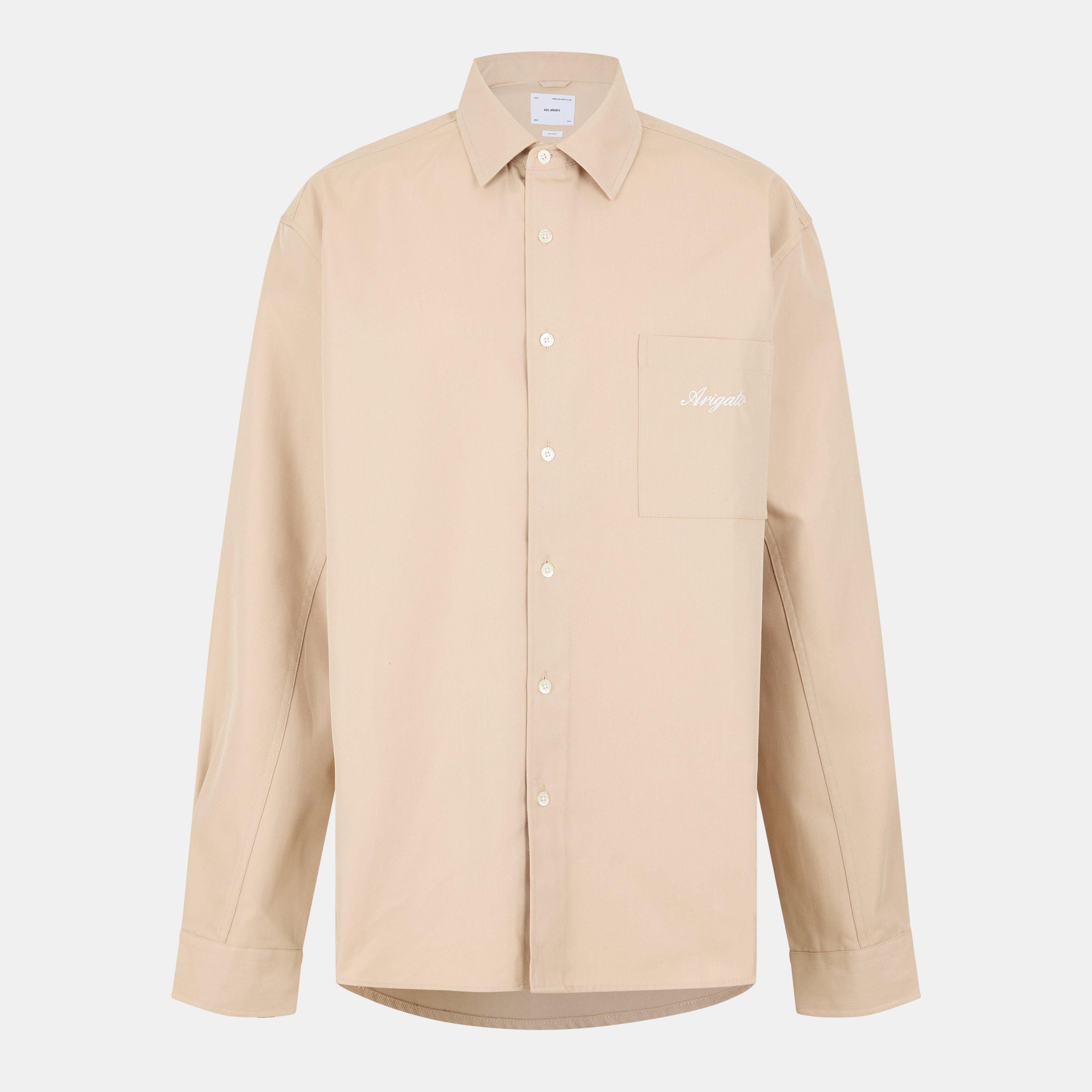 Axel Arigato Men's Flow Overshirt -  Beige - Large