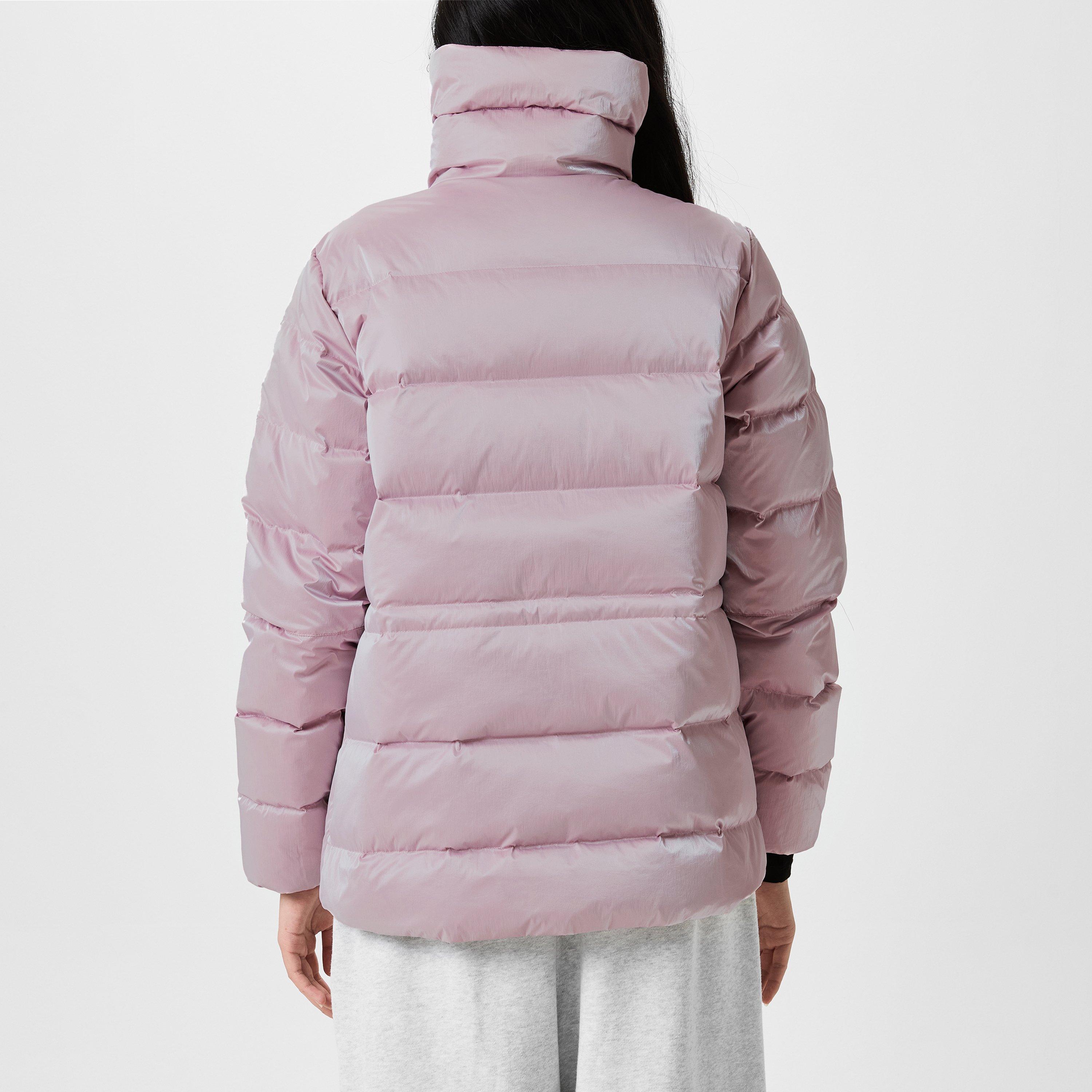 ash rose - Varley - Women's Alena Duck Down Long Sleeve Short Down Jacket - 4