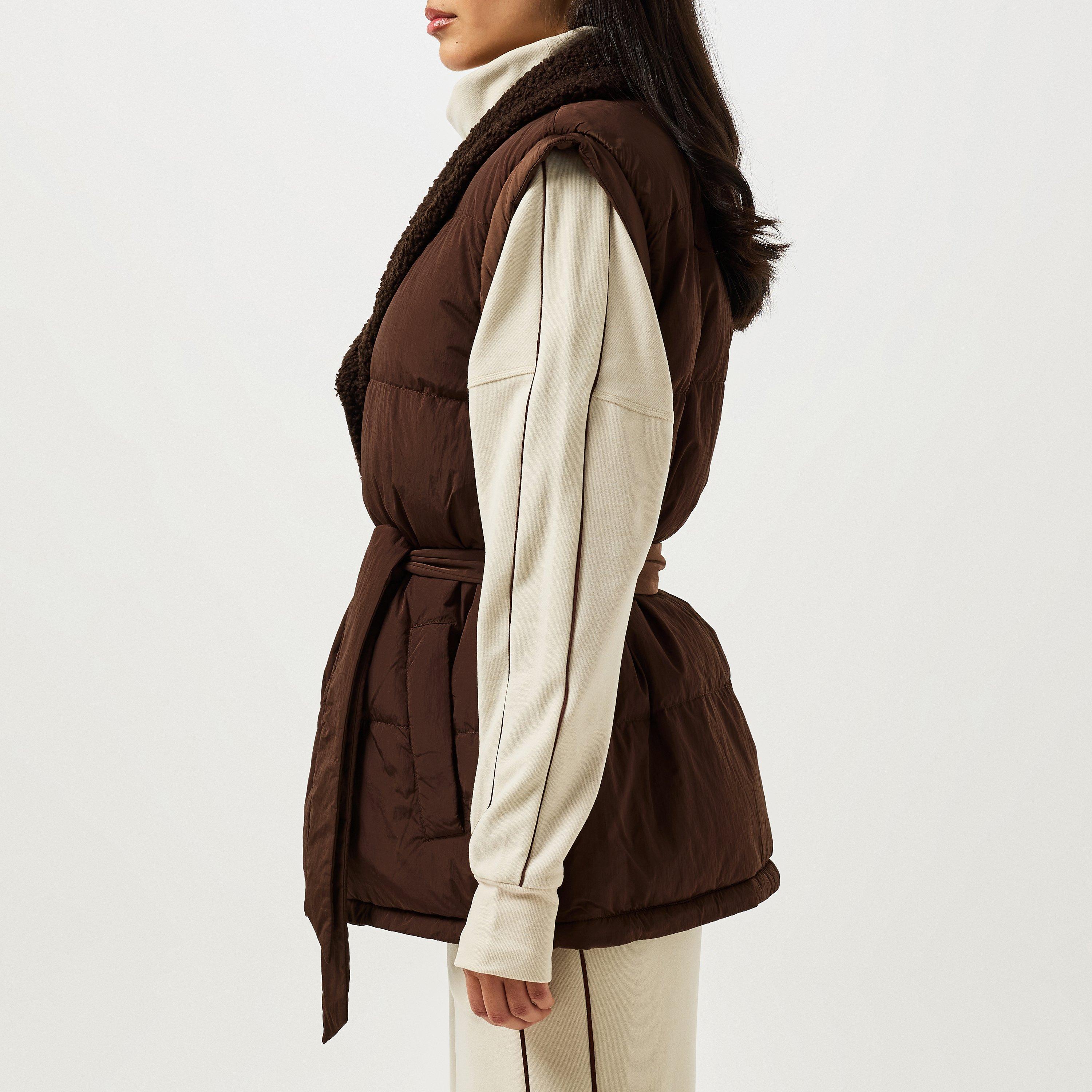 coffee bean - Varley - Women's Lanville Reversible Sleeveless Gilet - 2