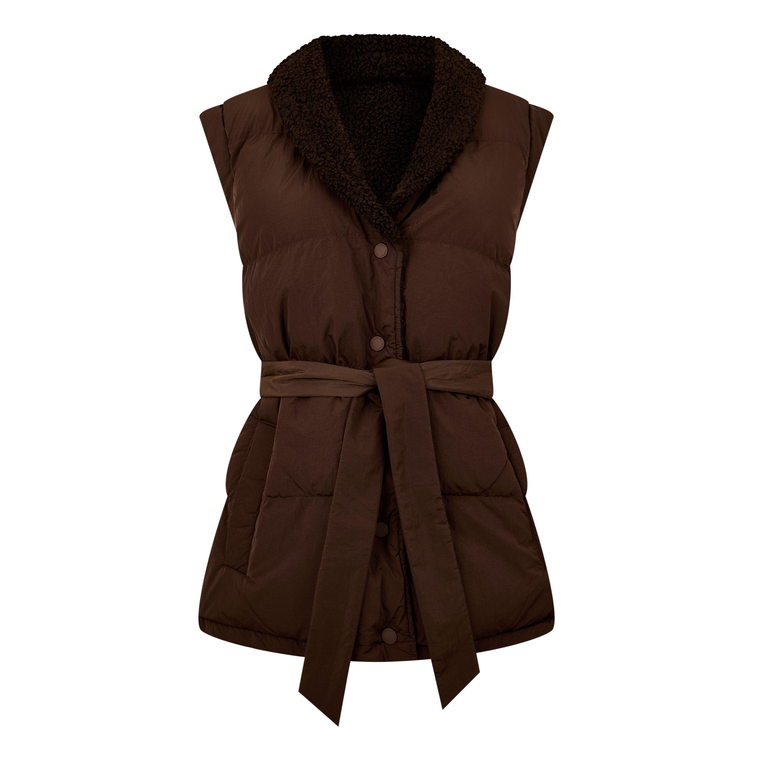 coffee bean - Varley - Women's Lanville Reversible Sleeveless Gilet - 5