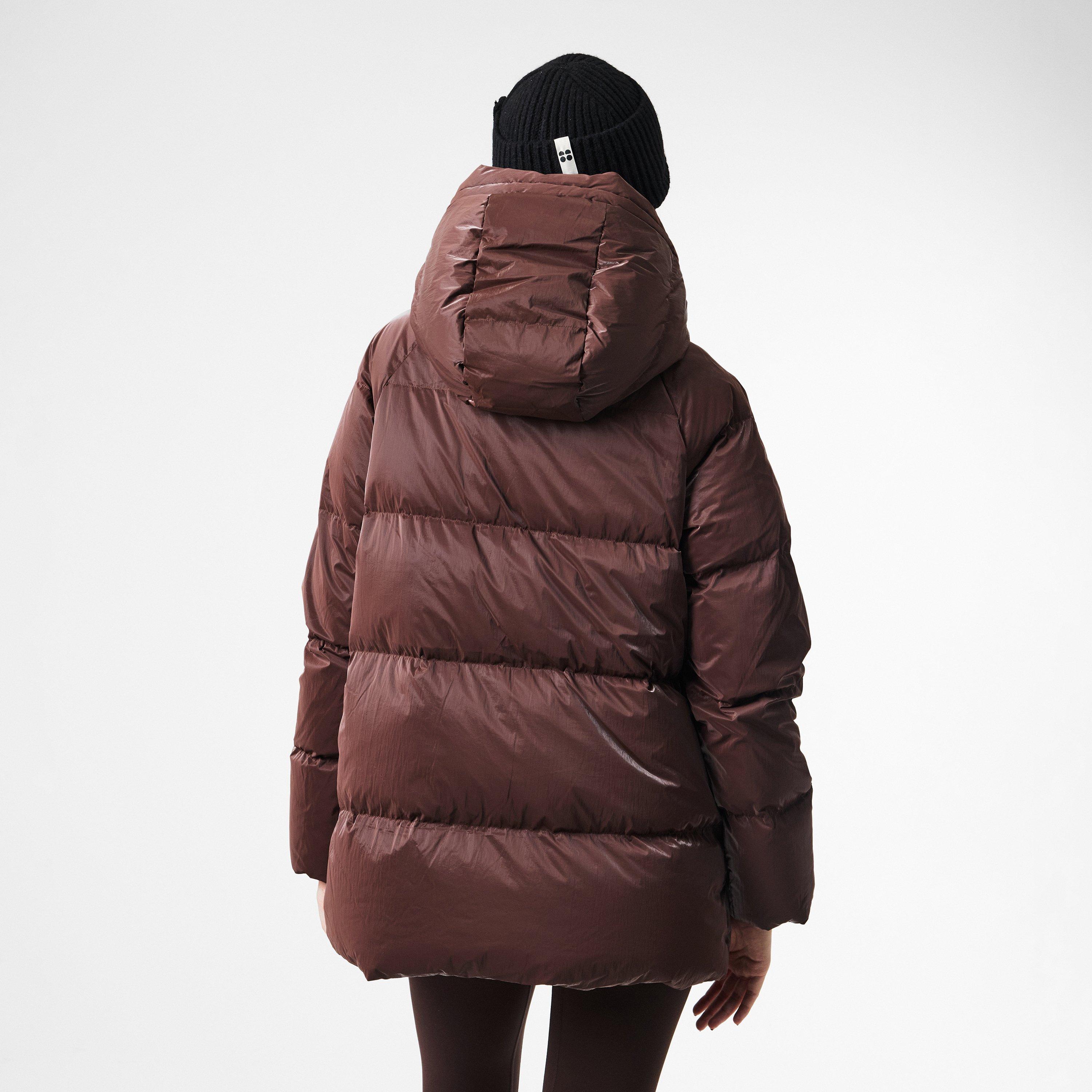 french roast - Varley - Women's Fullerton Insulating Lightweight Weather-Resistant Down Jacket - 4