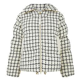 Varley Eugene Check Short Puffer Jacket