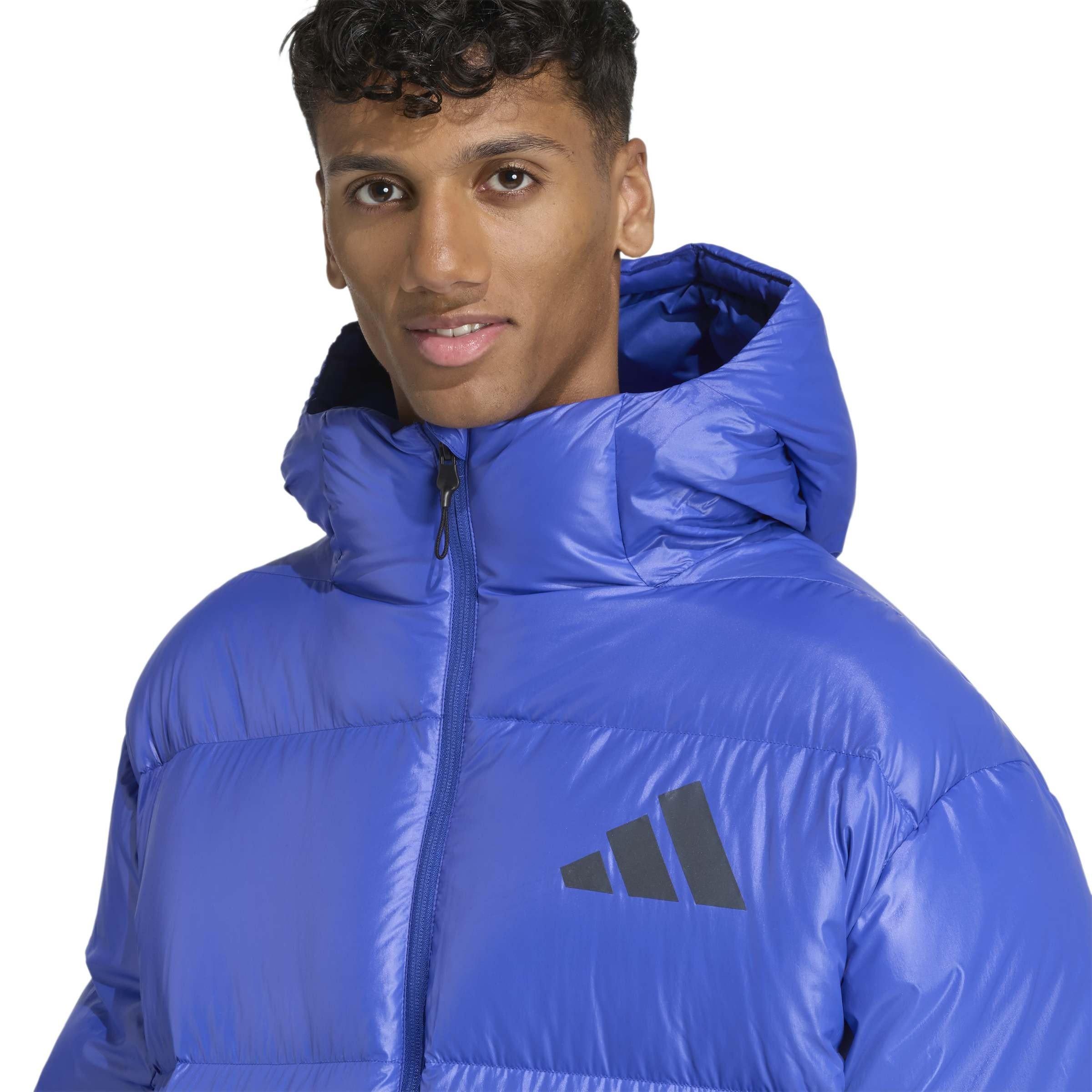 Selubl - adidas - Men's Z.N.E. Duck Down Full-Zip Hooded Puffer Jacket - 5