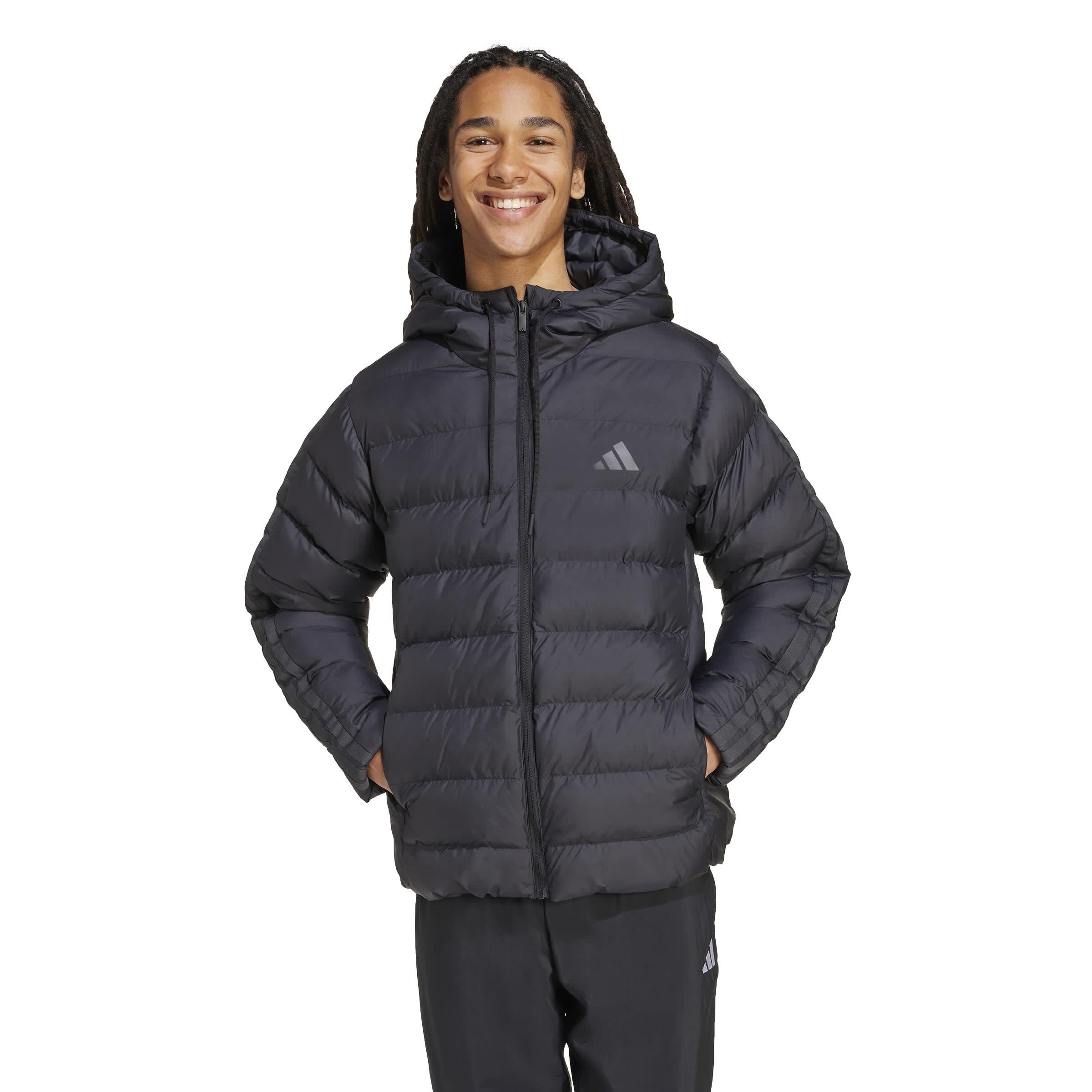 Triple Black - adidas - 3S Hd Jacket Sn54 - 2