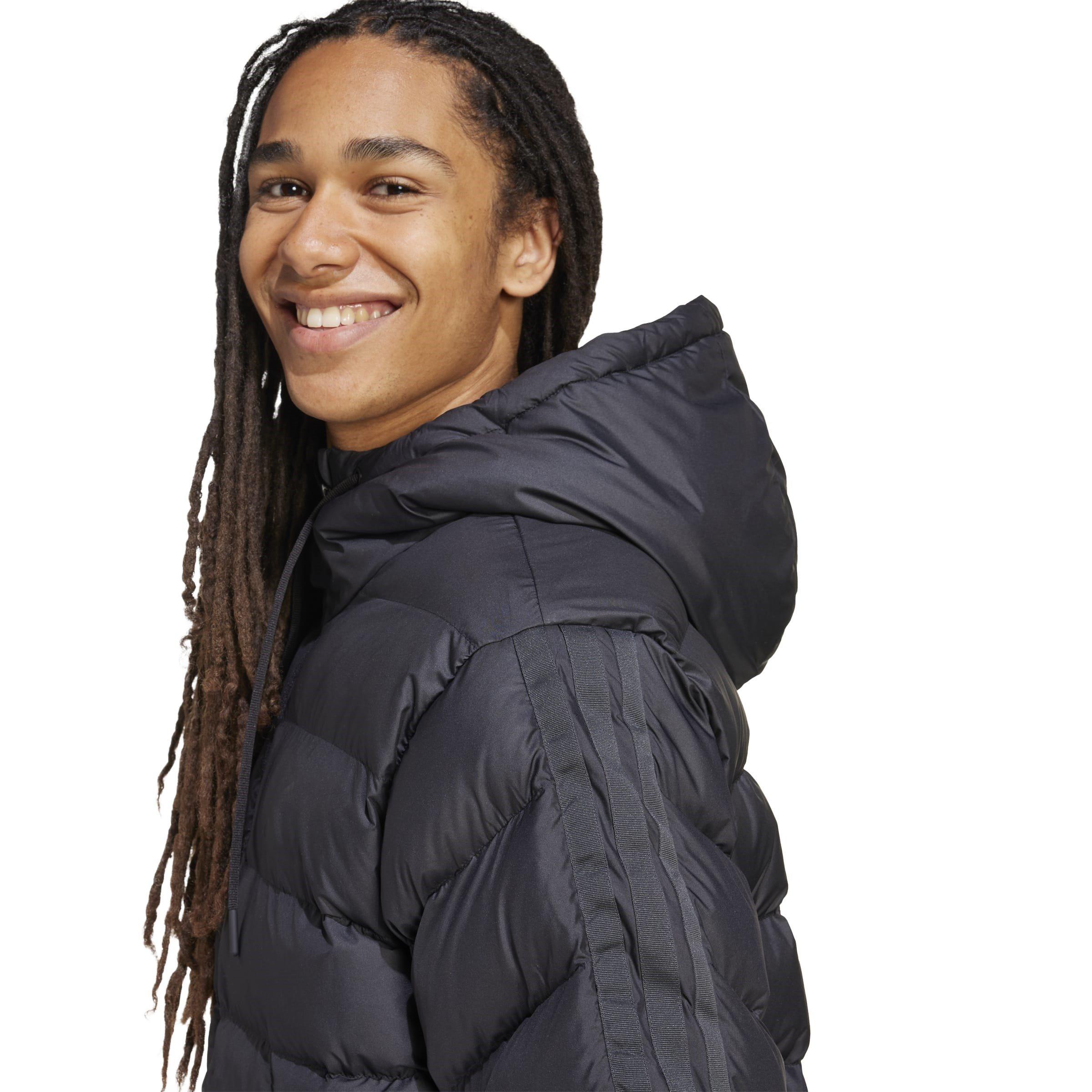 Triple Black - adidas - 3S Hd Jacket Sn54 - 4