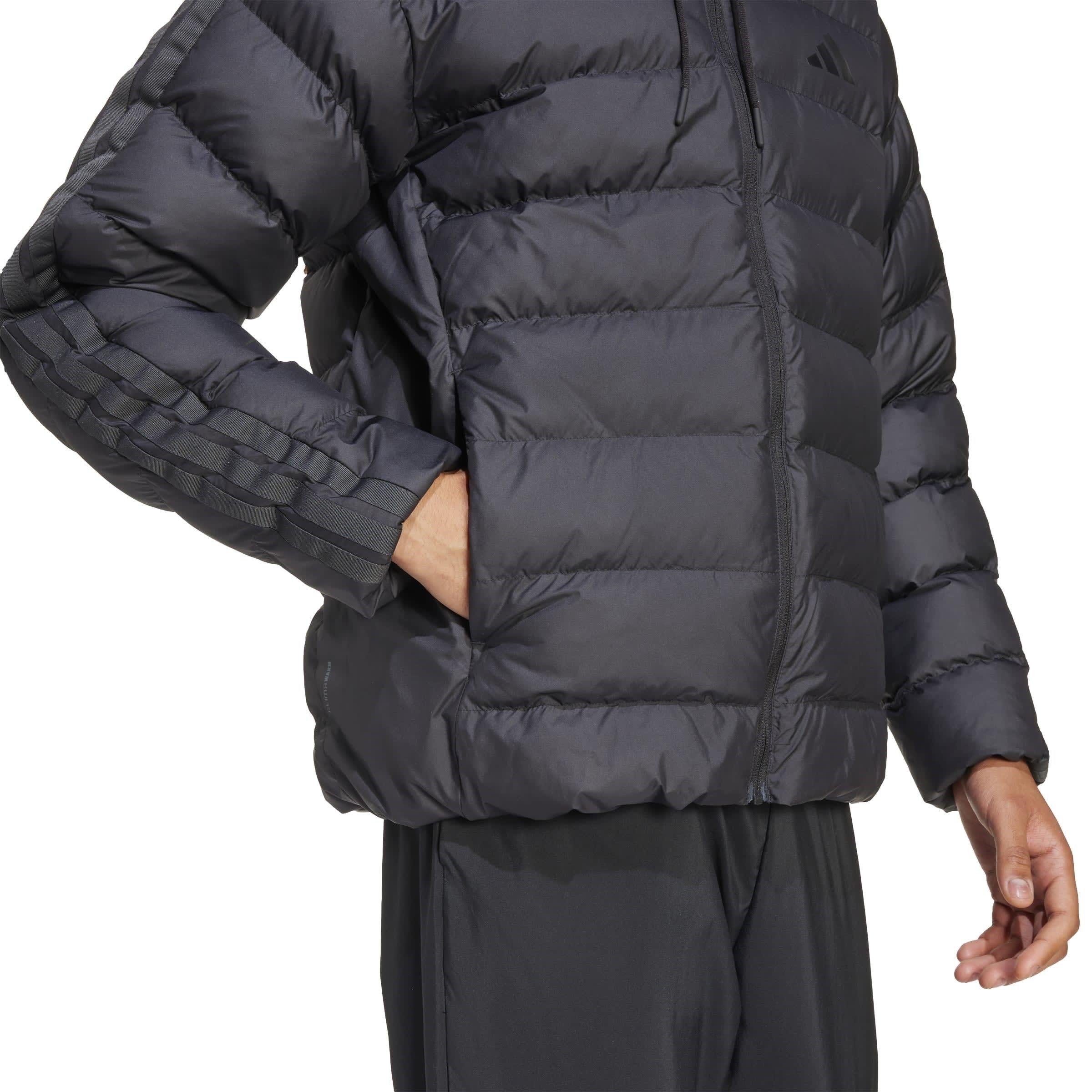 Triple Black - adidas - 3S Hd Jacket Sn54 - 5