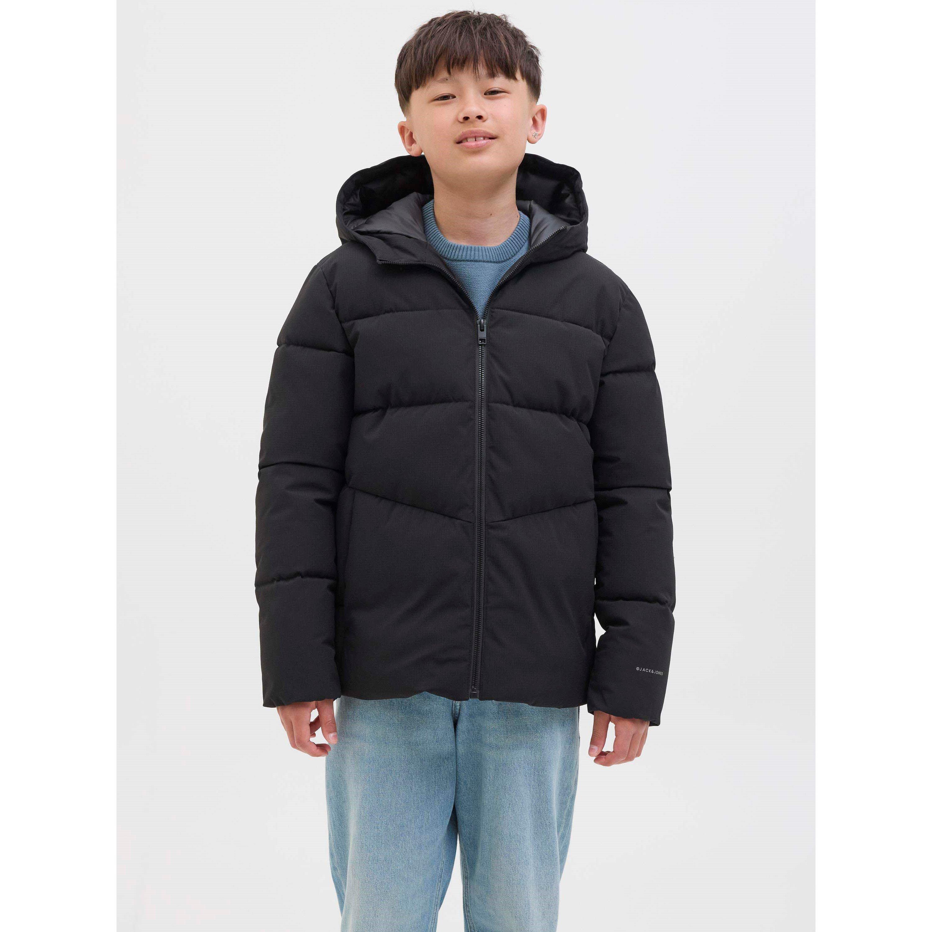 Black - Jack and Jones - Kids' Global Jacket Short Puffer Jacket - 2