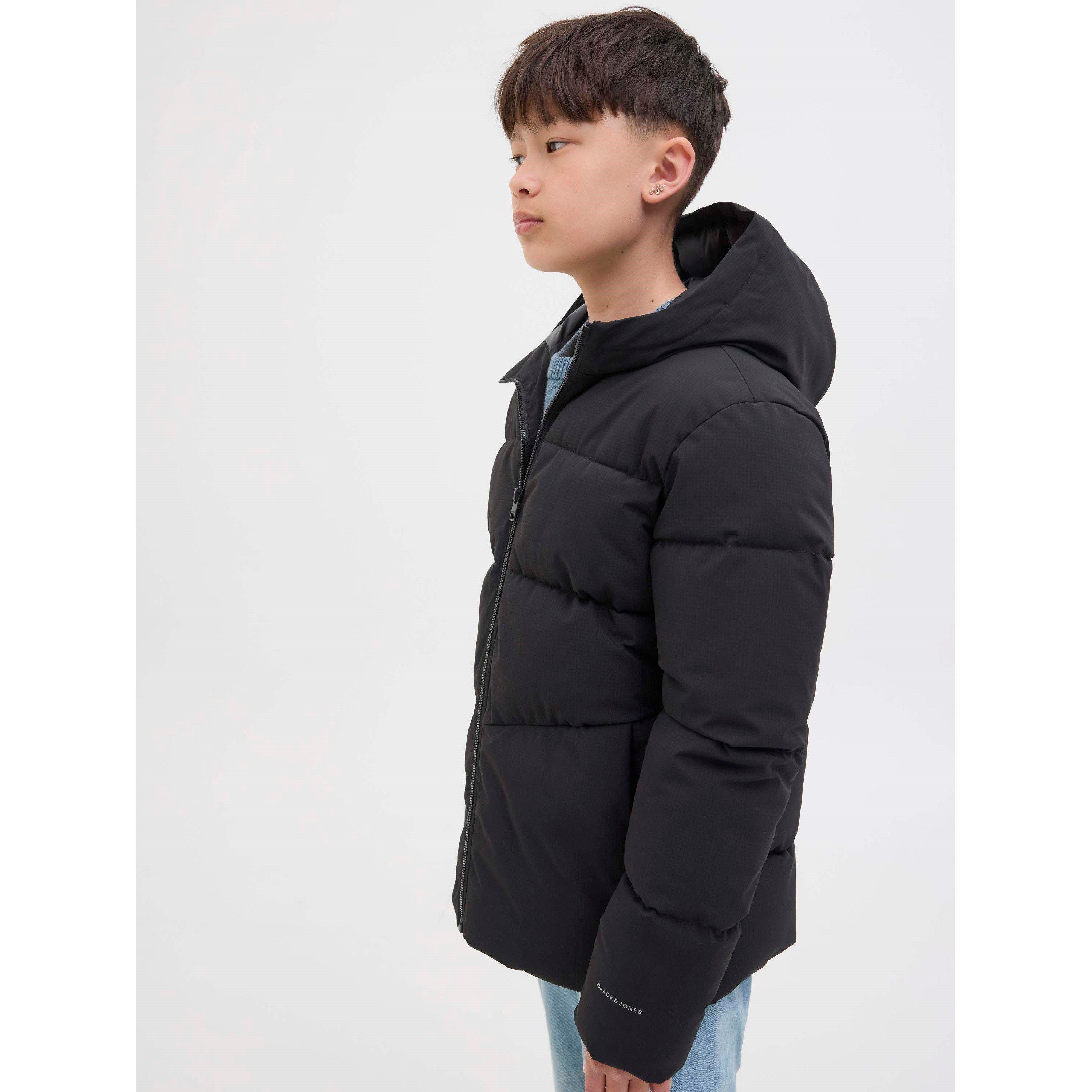 Black - Jack and Jones - Kids' Global Jacket Short Puffer Jacket - 6