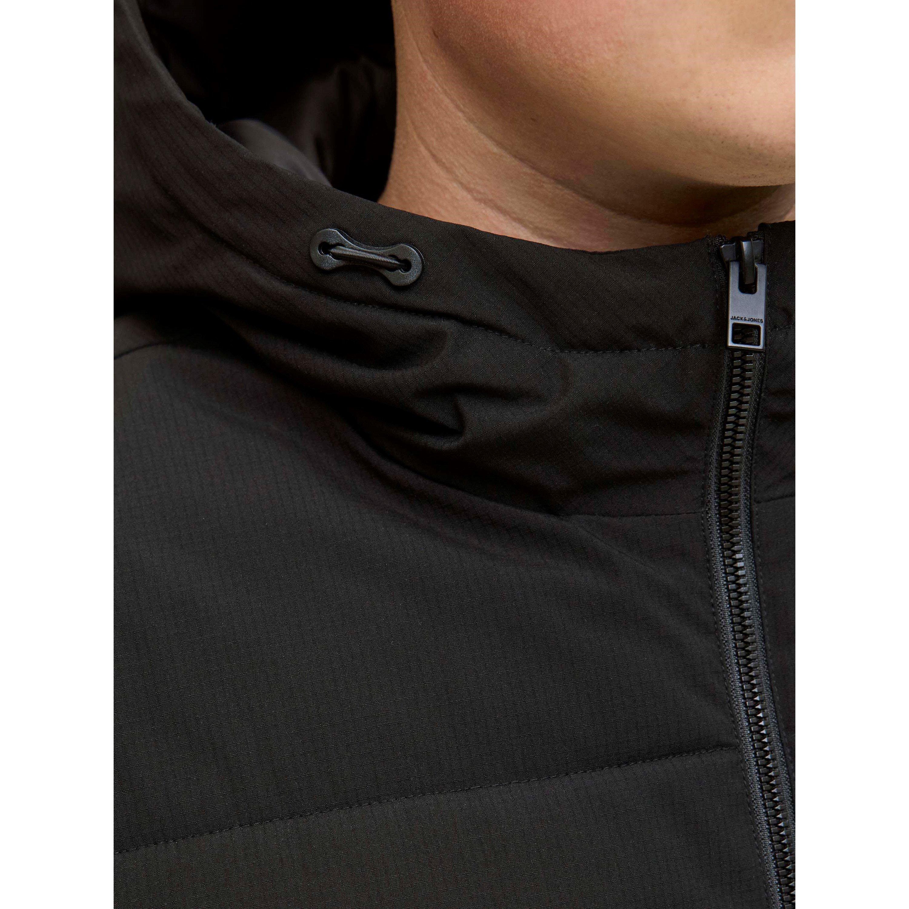 Nero - Jack and Jones - Global Jacket Short Puffer Jacket - 4