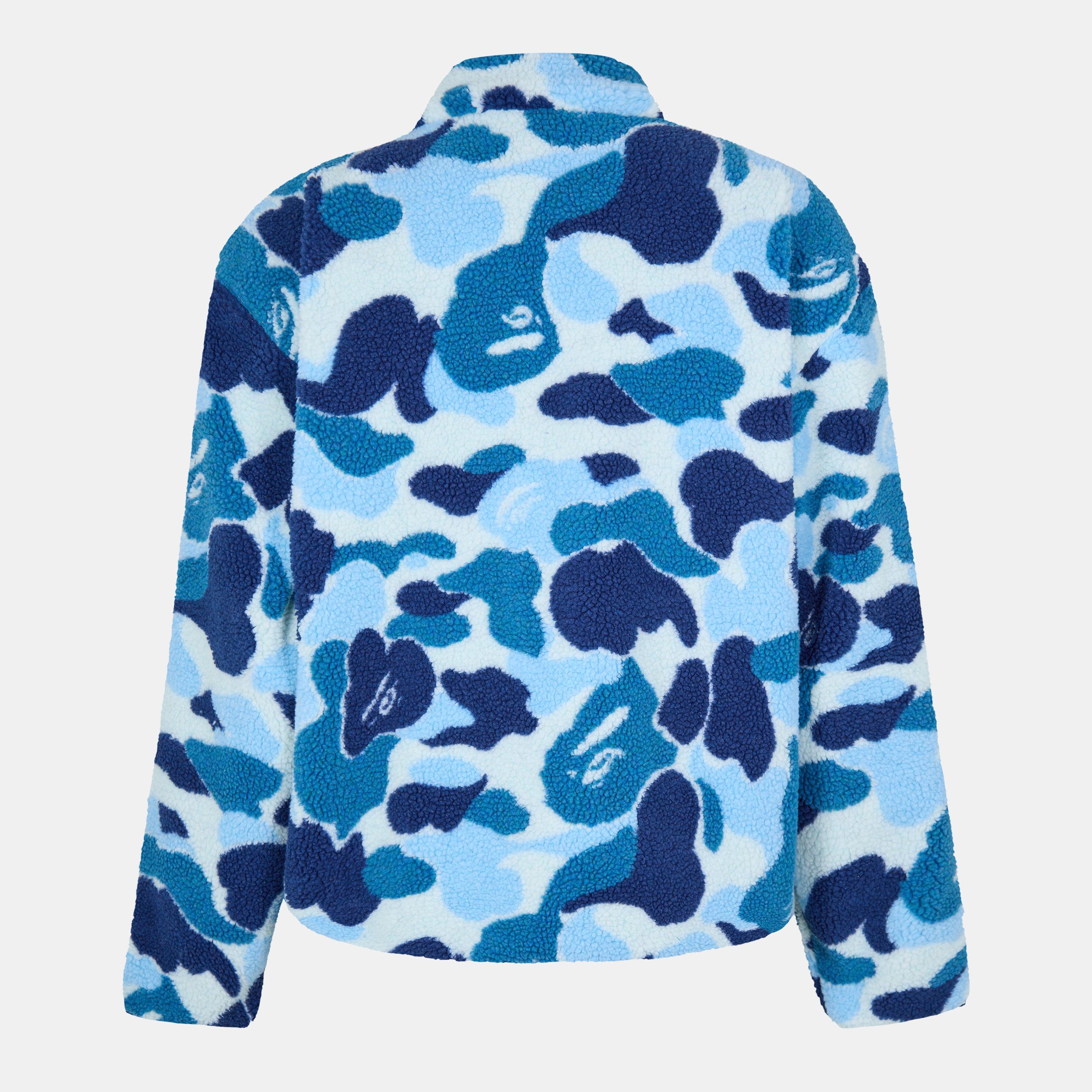 Blue Camo - A Bathing Ape - Men's Boa Reversible Quilted Jacket - 2