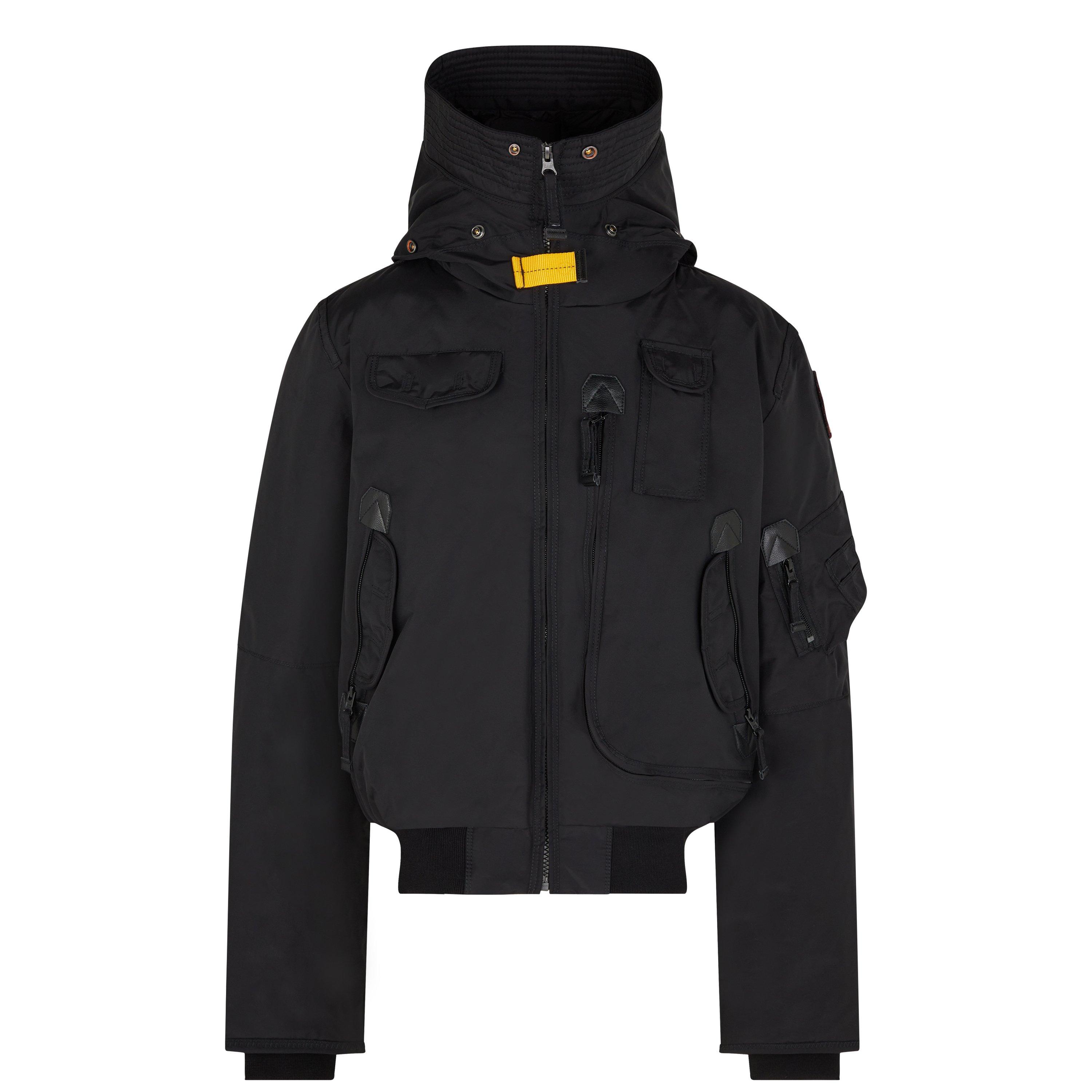Parajumpers Kids' Gobi Duck Down Hooded Short Puffer Jacket - Black 541 - Size 8Y