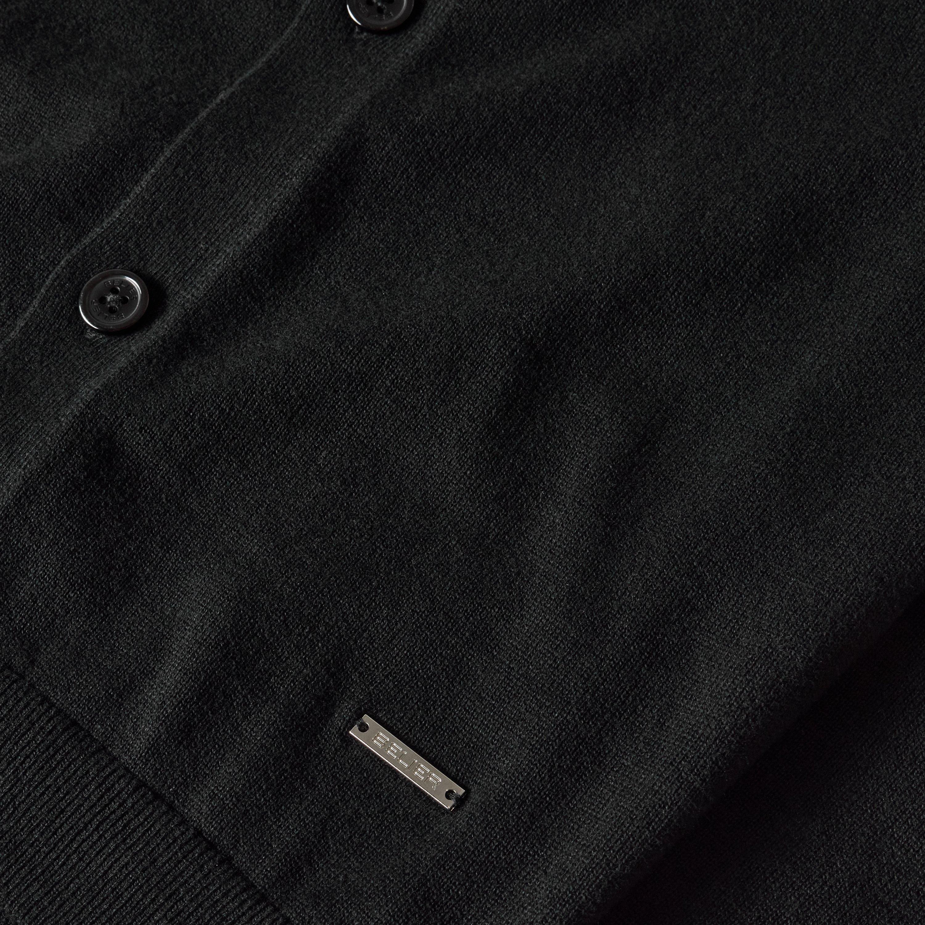 Black - BELIER - BELIER Knt Overshirt Sn63 - 3