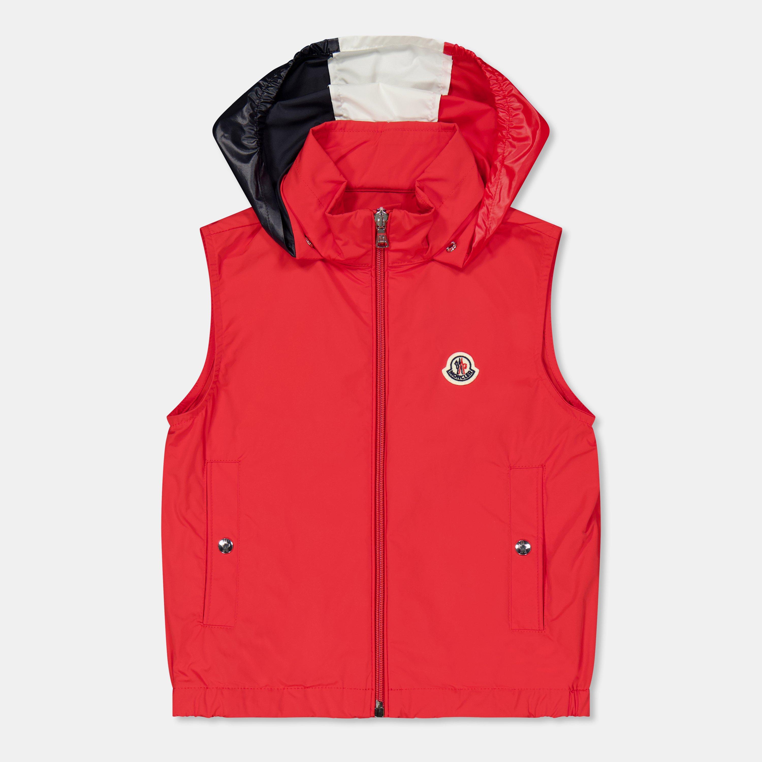 Red 45B - Moncler - Kids' Zene Quilted Padded Sleeveless Gilet - 1