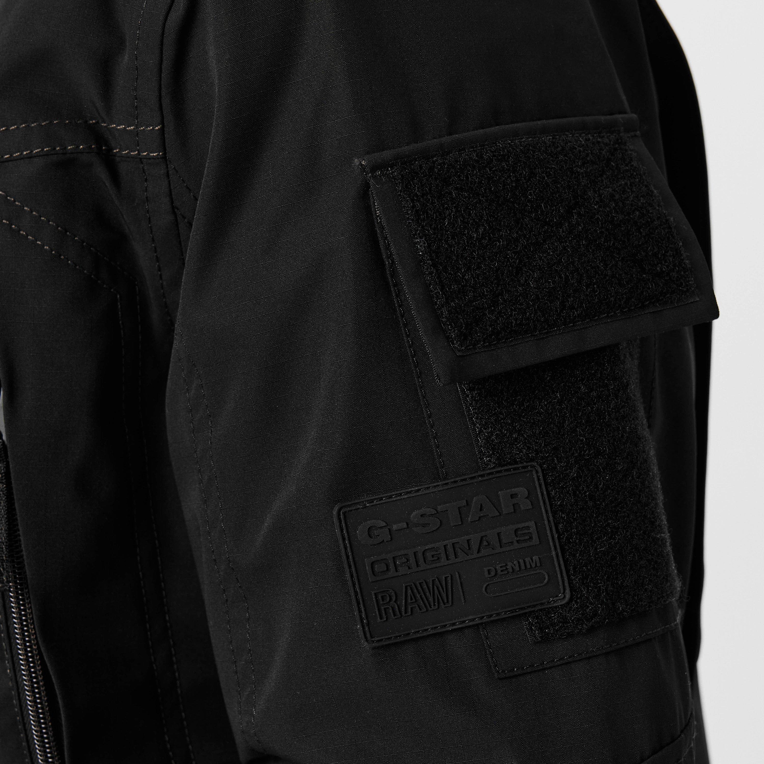 Neo Zwart - G Star - Men's Expedition Hooded Long Sleeve Puffer Jacket - 5