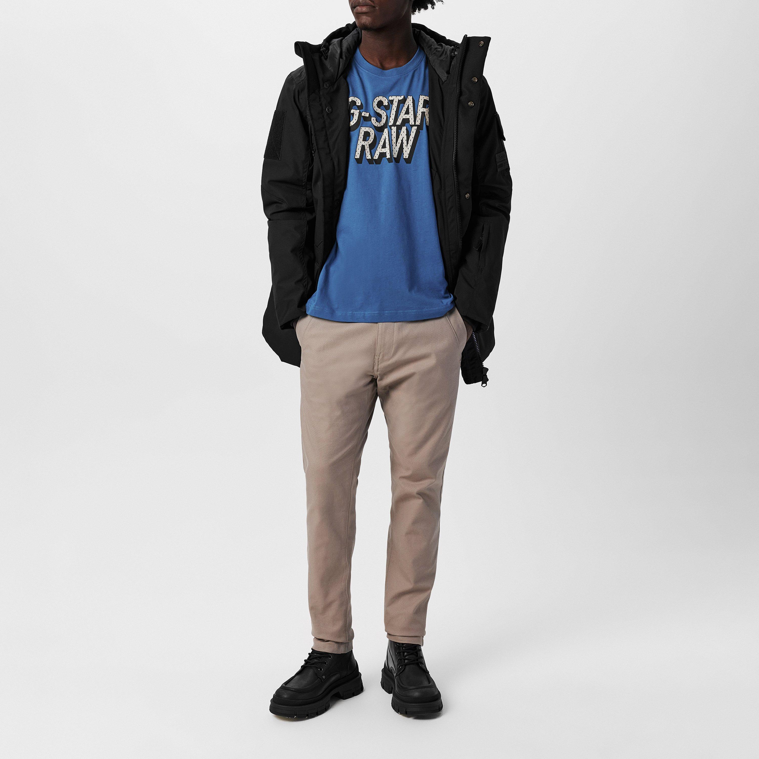 Neo Zwart - G Star - Men's Expedition Hooded Long Sleeve Puffer Jacket - 6