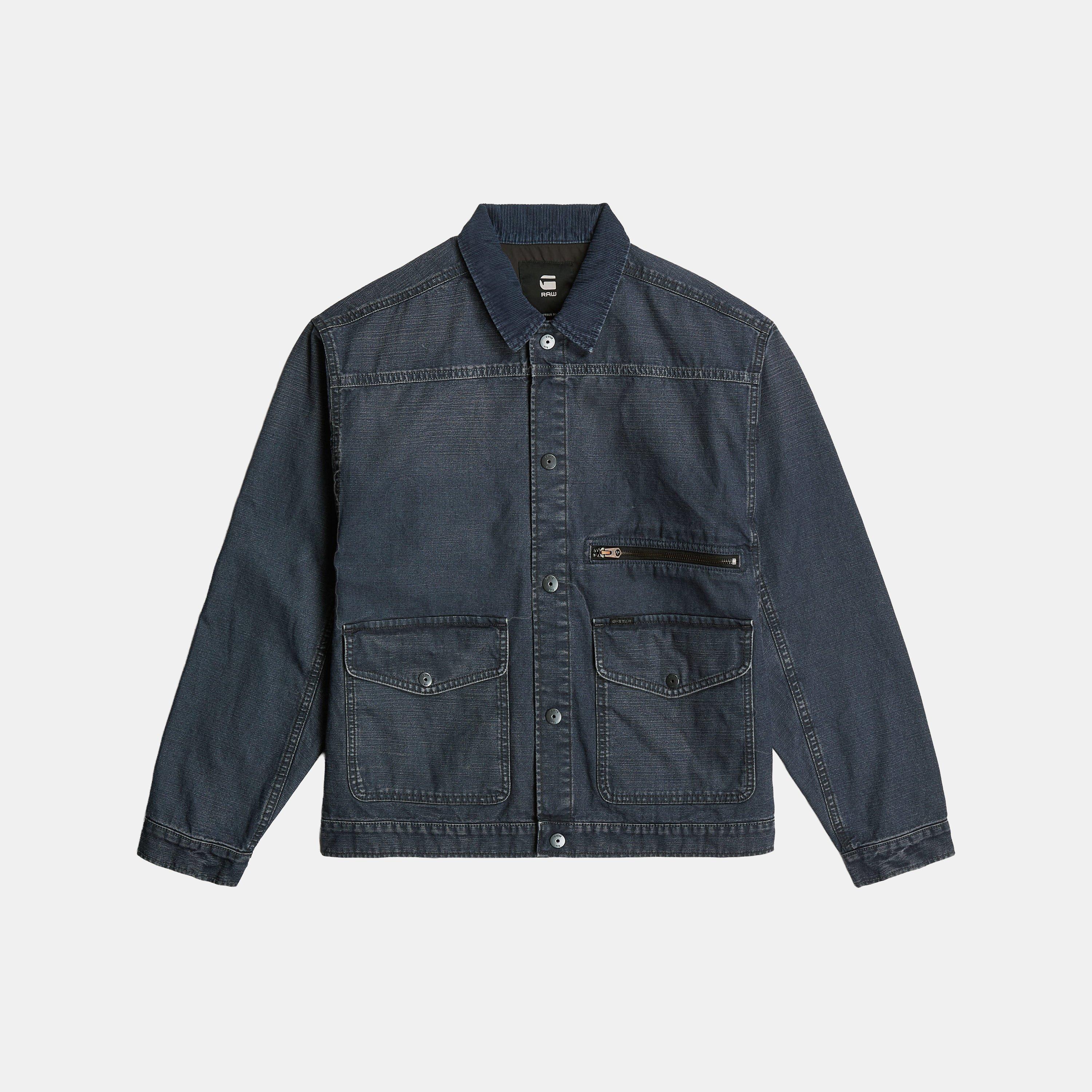 Vervaagd Borniet - G Star - Men's A2 Corduroy Collar Long Sleeve Coach Jacket - 1