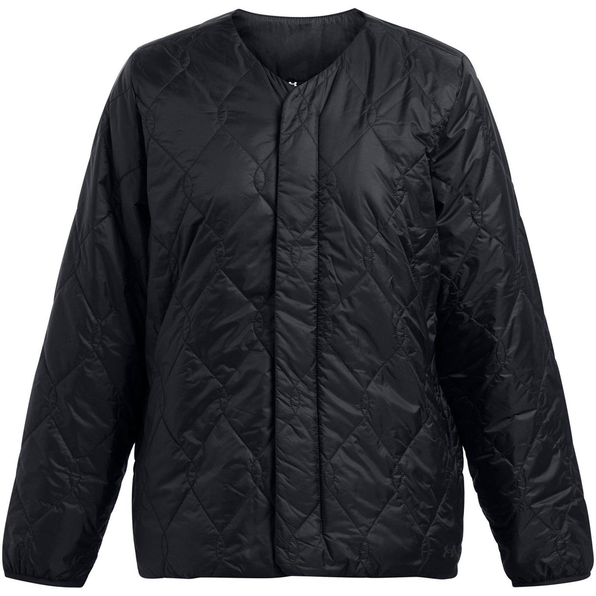 Black - Under Armour - Women's Diamond Water-Repellent Fitted Quilted Jacket - 1