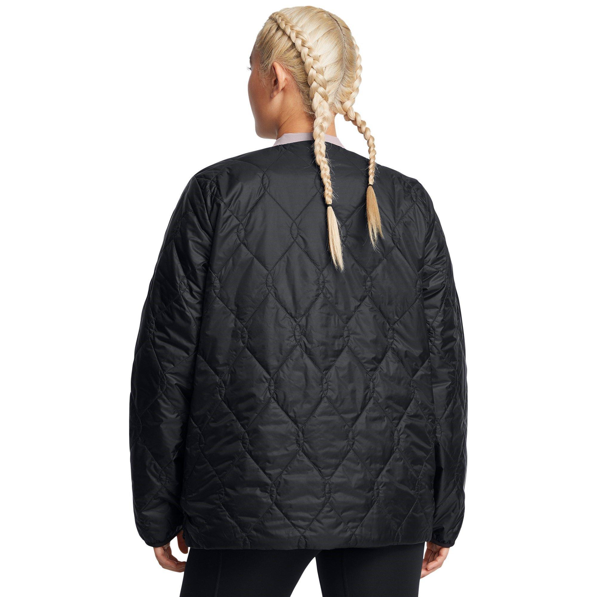 Schwarz - Under Armour - Diamond Water-Repellent Fitted Quilted Jacket - 4