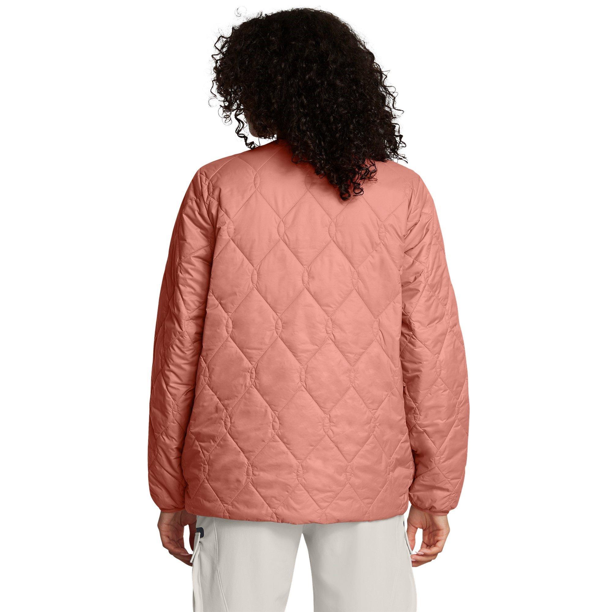 Pink - Under Armour - Women's Diamond Water-Repellent Fitted Quilted Jacket - 4
