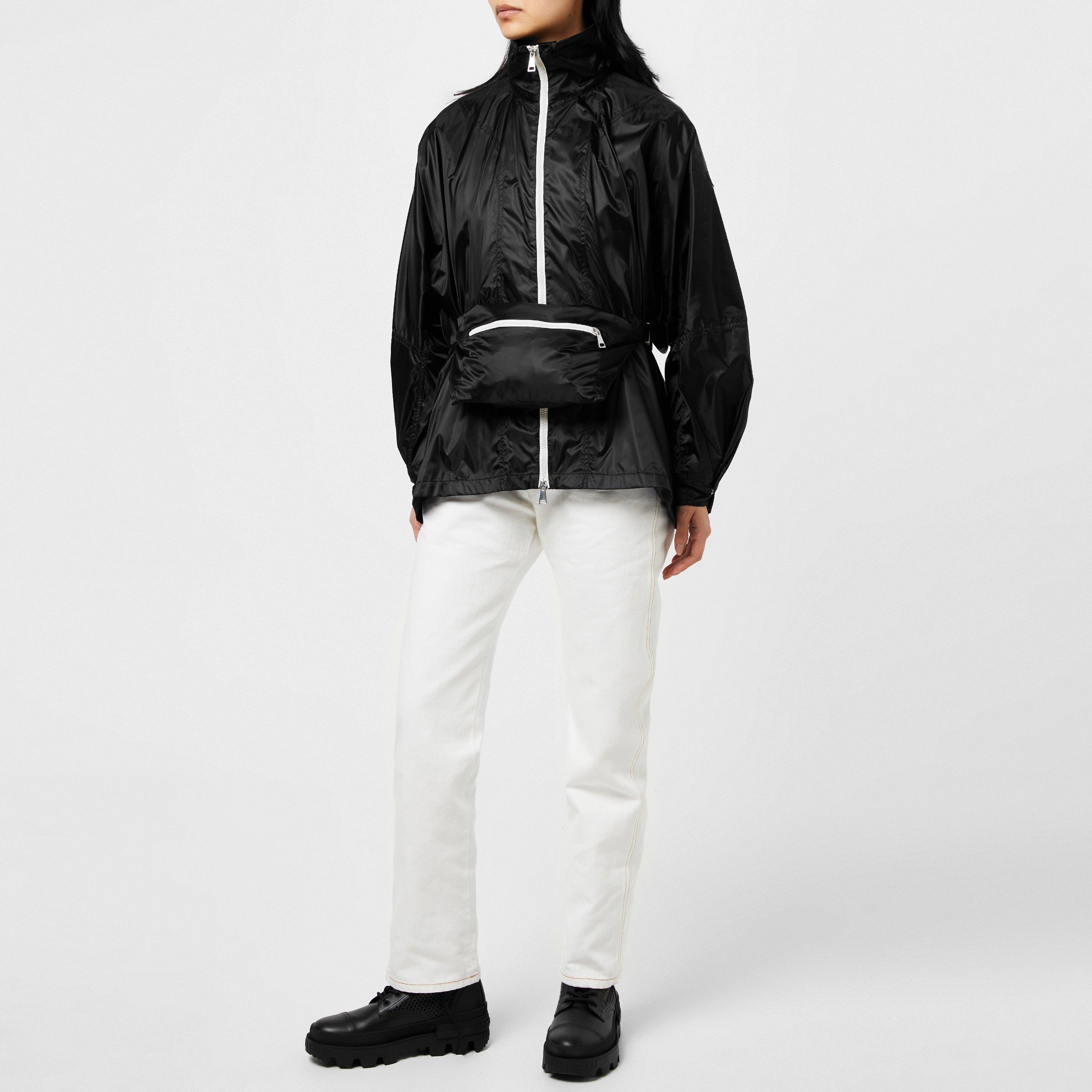 Black 999 - Moncler - Women's Moy Stand Collar Long Sleeve Zip Softshell Jacket - 2