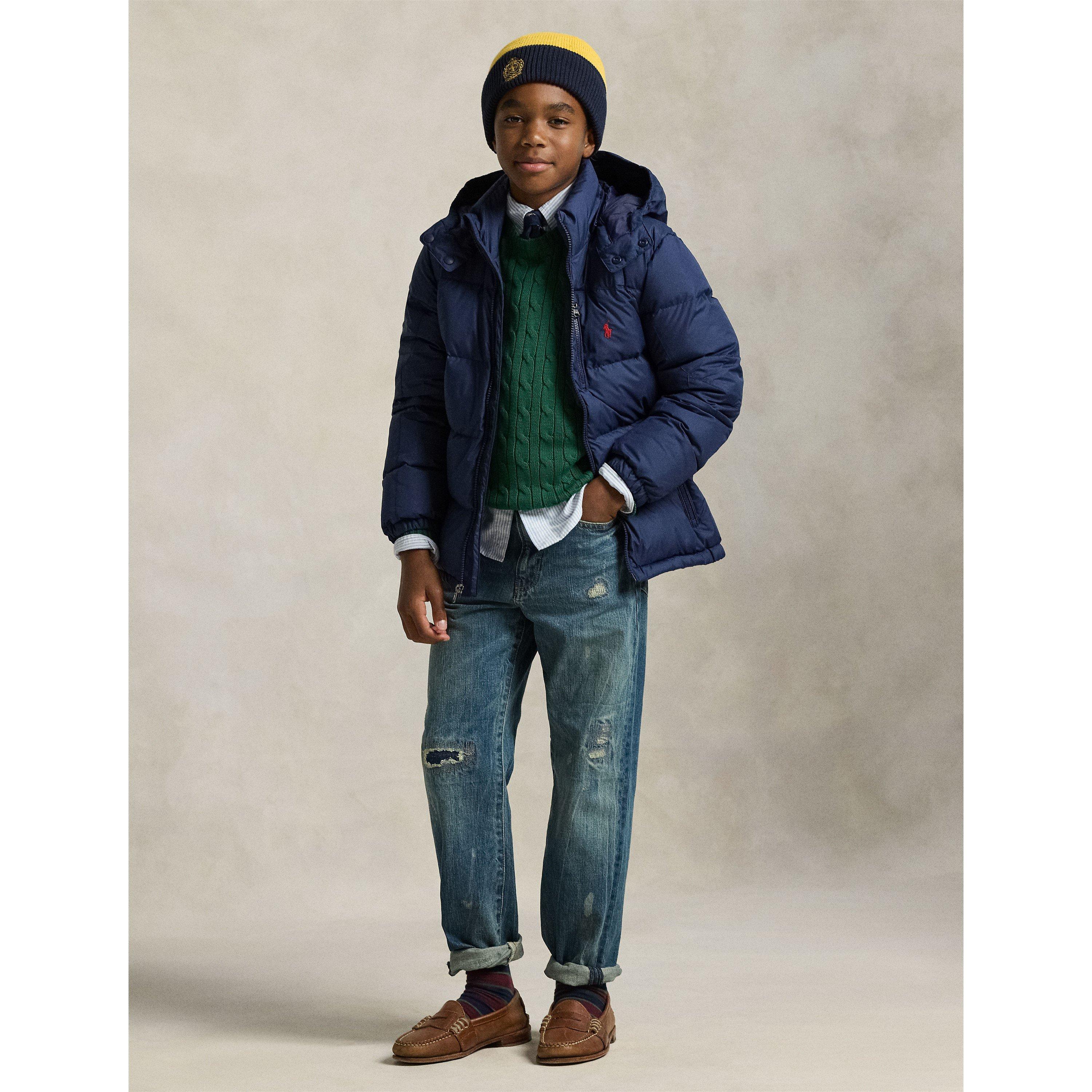 Newport Navy - Polo Ralph Lauren - Kids' Insulated Weather Resistant Medium Puffer Jacket - 7