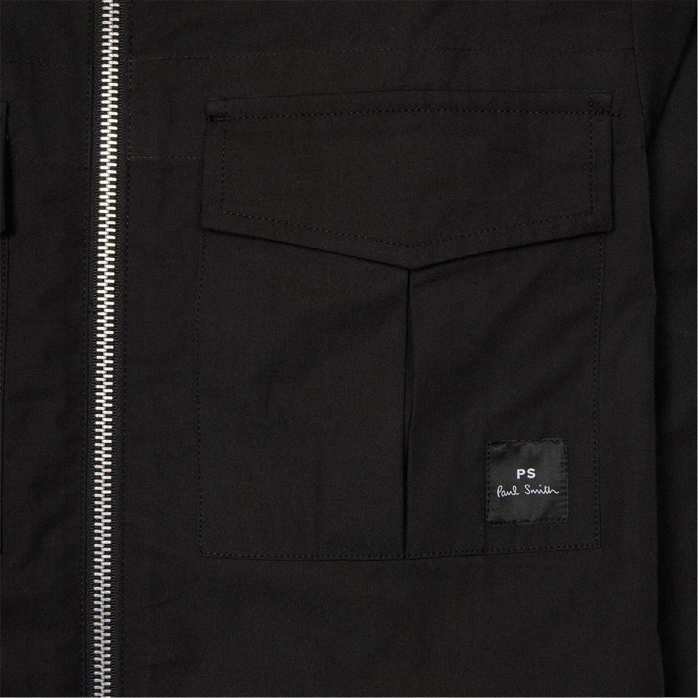 Black 79 - PS Paul Smith - Men's Cotton Zip Long Sleeve Overshirt - 12